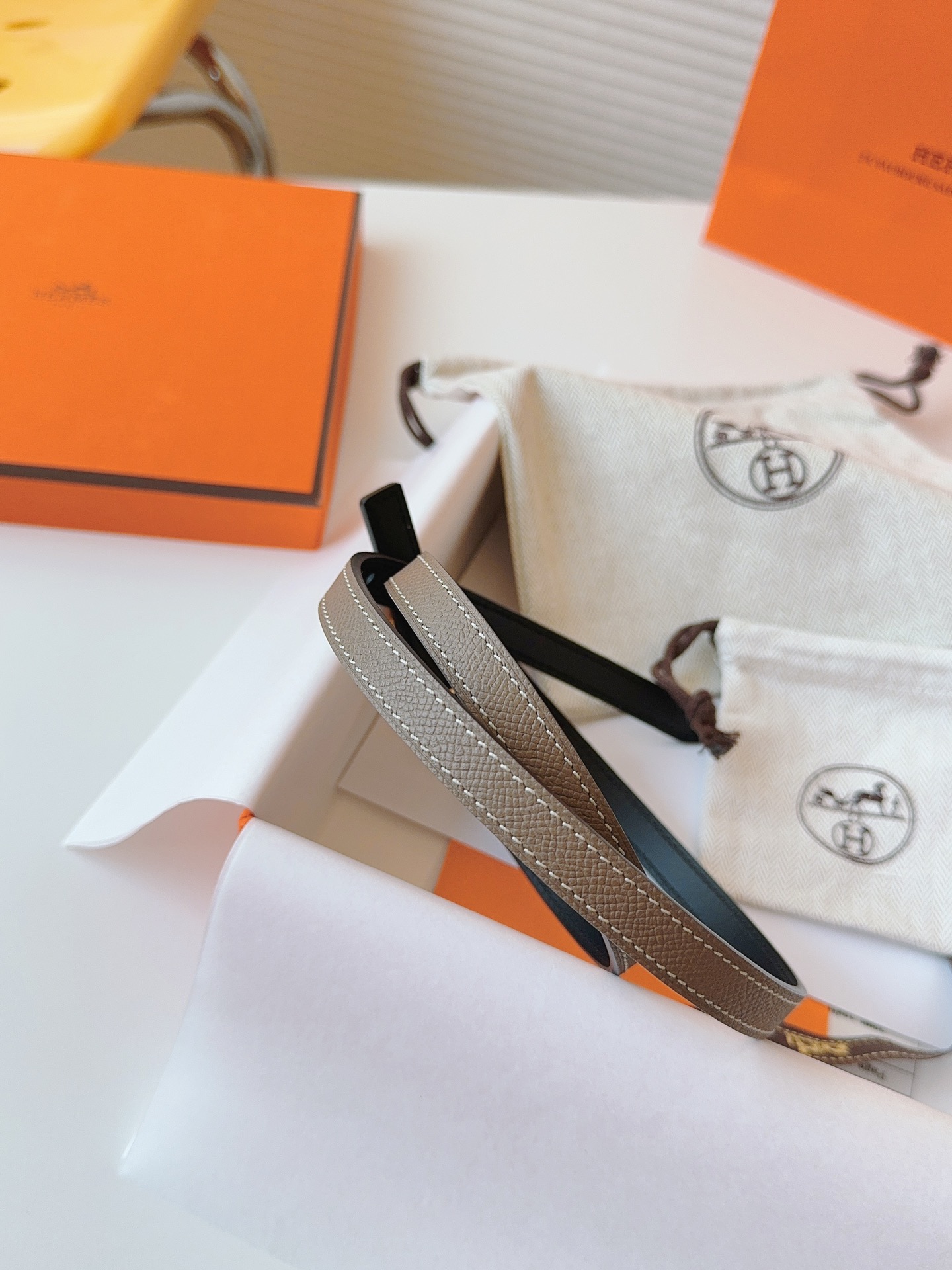 Hermès Female Basic Belt Cow Leather S-m