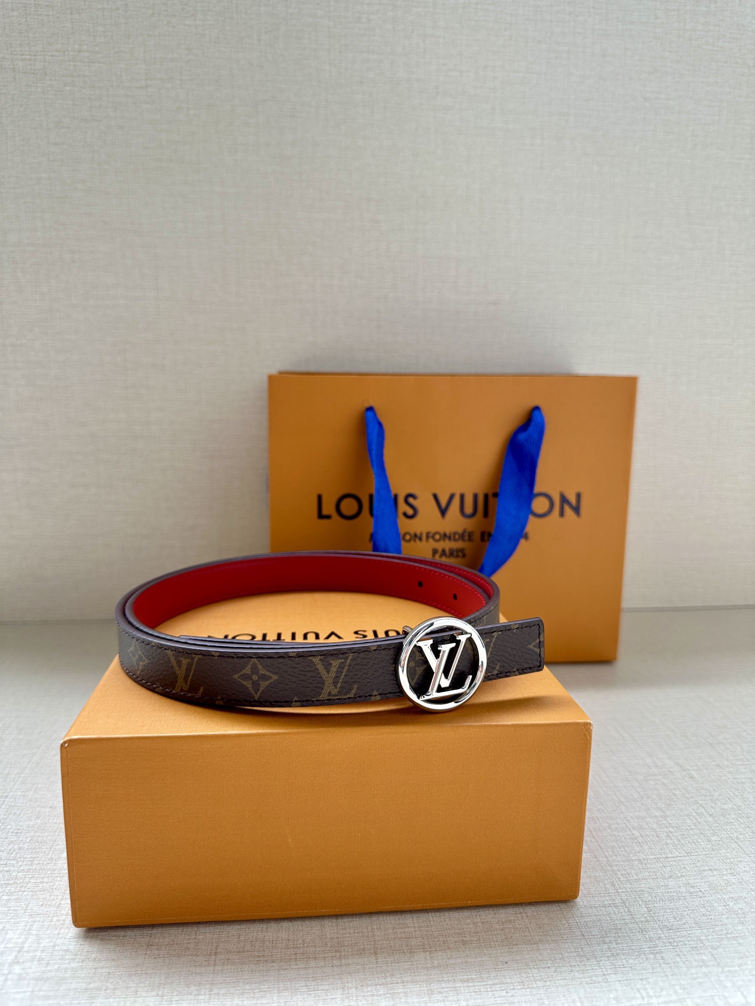 Louis Vuitton Female Basic Belt Cow Leather S-m-l