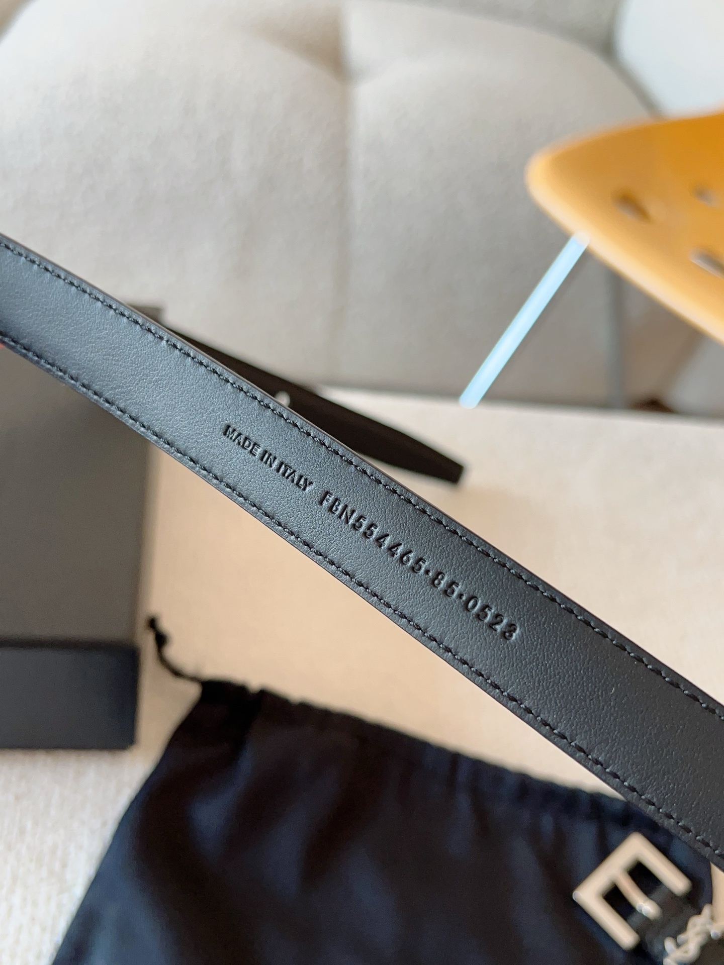 Saint Laurent Female Basic Belt Cow Leather S-m-l