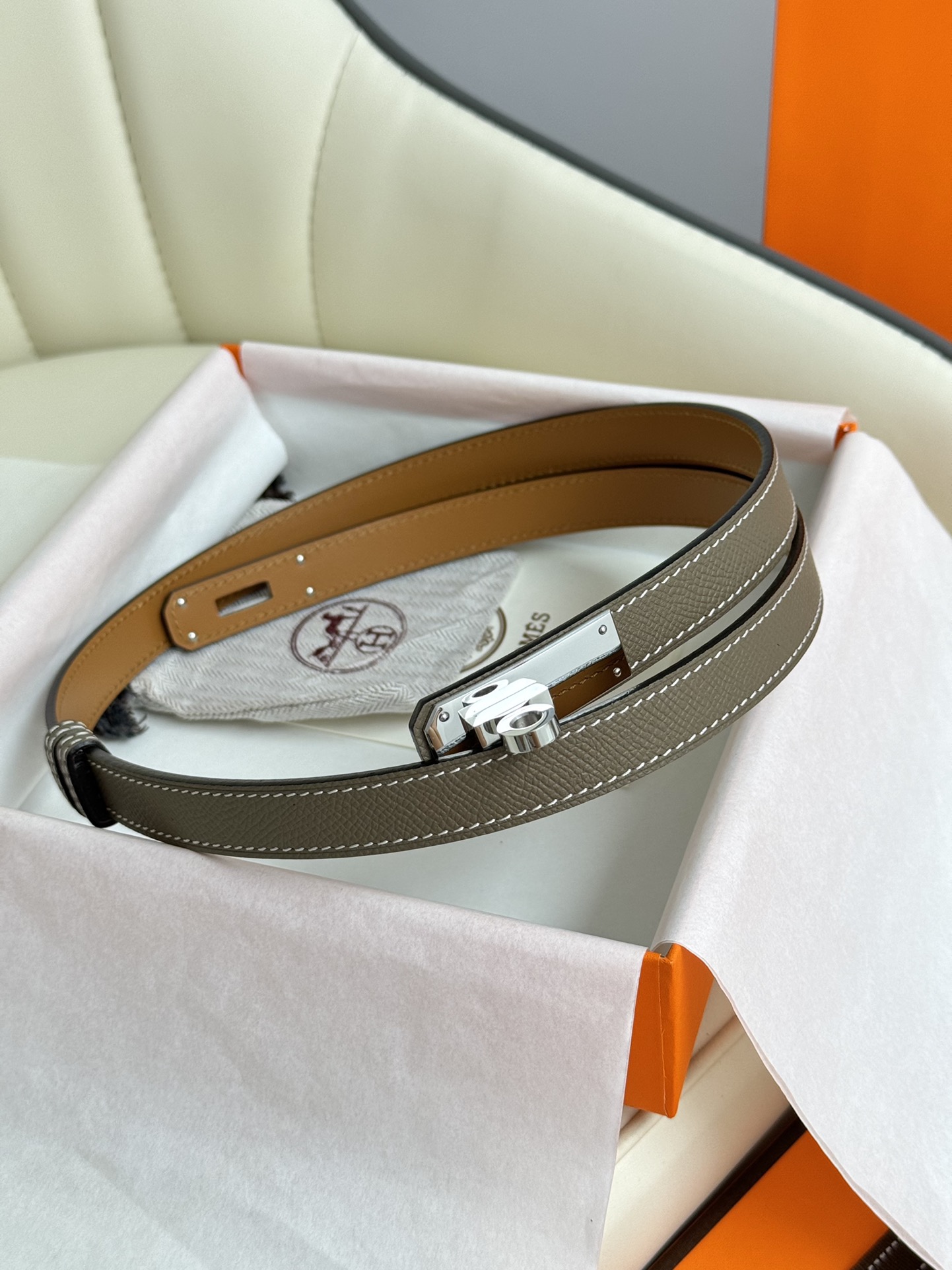 Hermès Female Basic Belt Adjustable 8mm