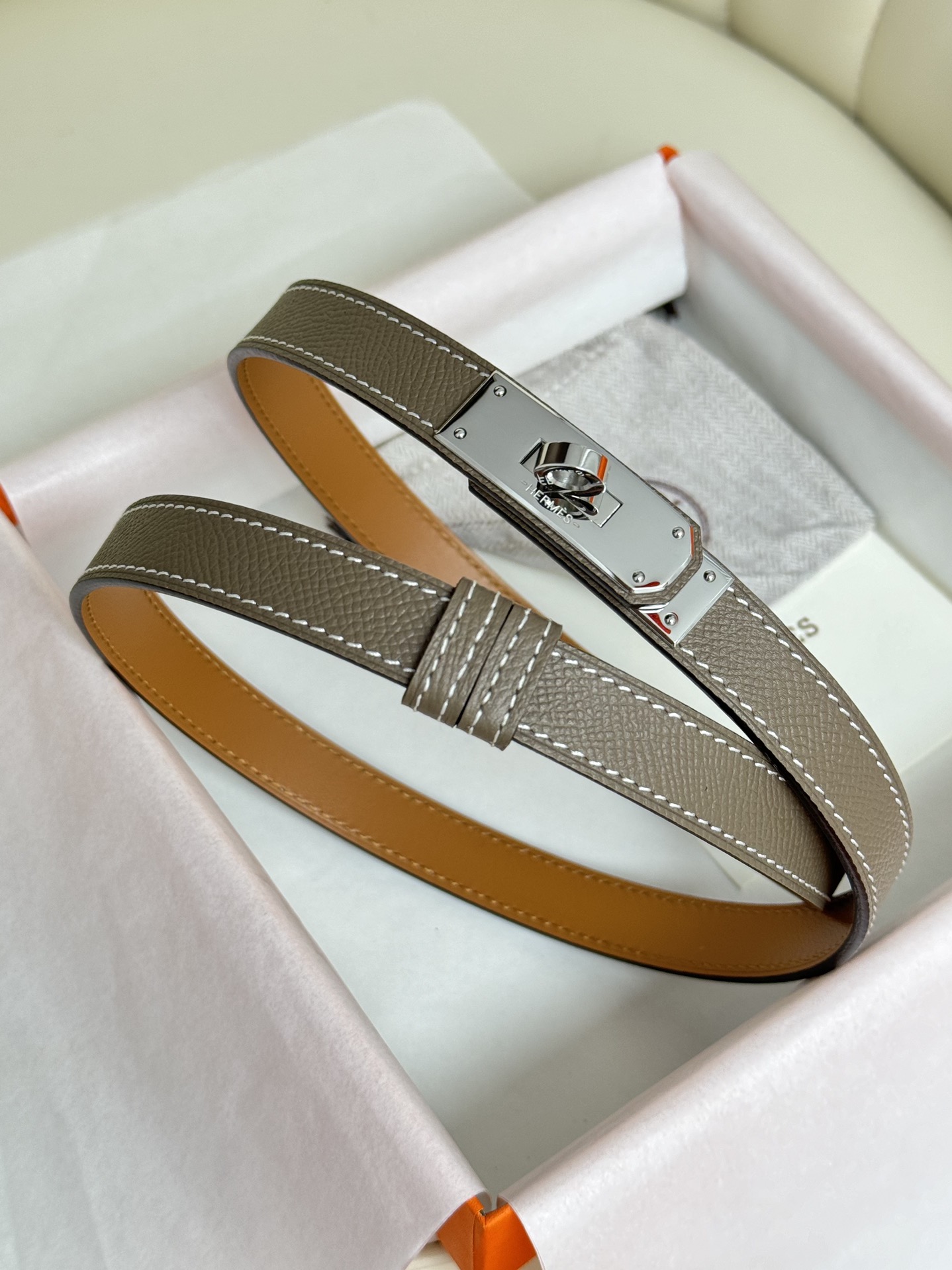 Hermès Female Basic Belt Adjustable 8mm