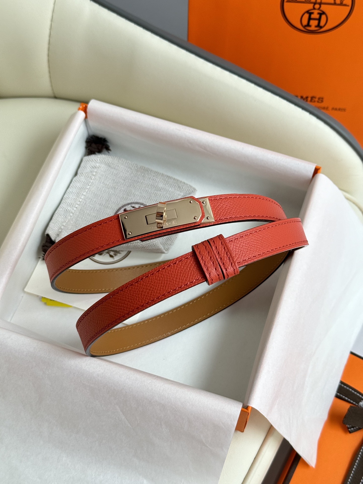 Hermès Female Basic Belt Adjustable 8mm