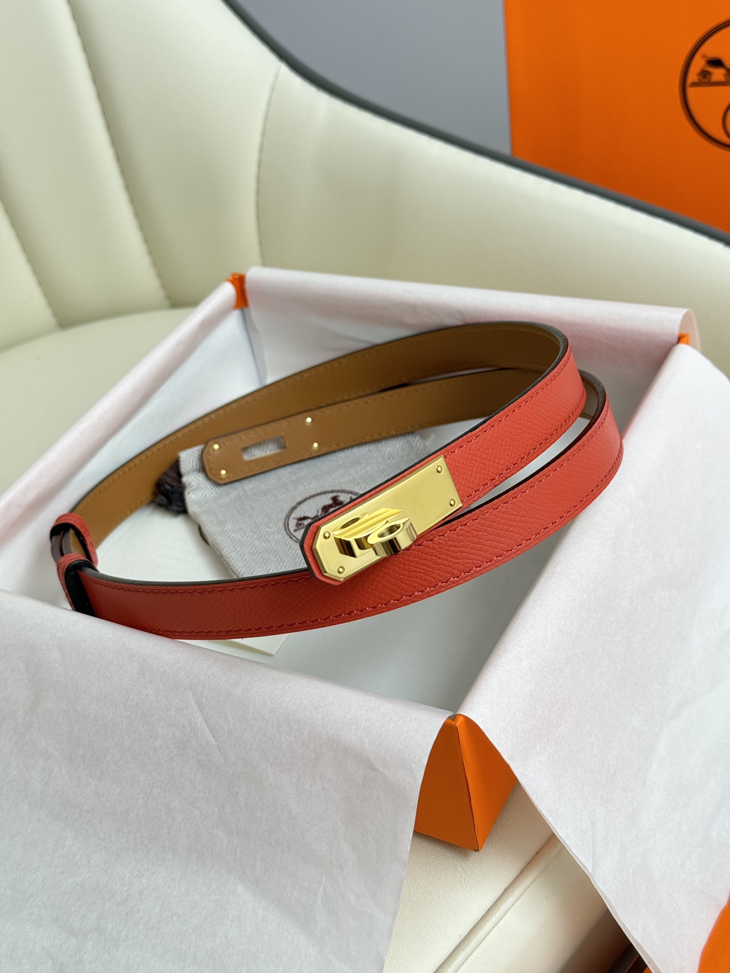 Hermès Female Basic Belt Adjustable 8mm