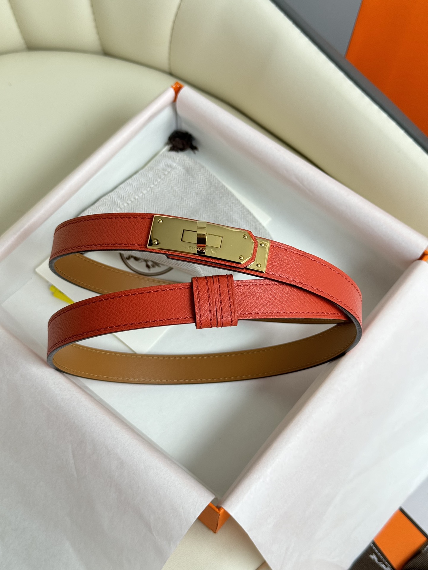 Hermès Female Basic Belt Adjustable 8mm