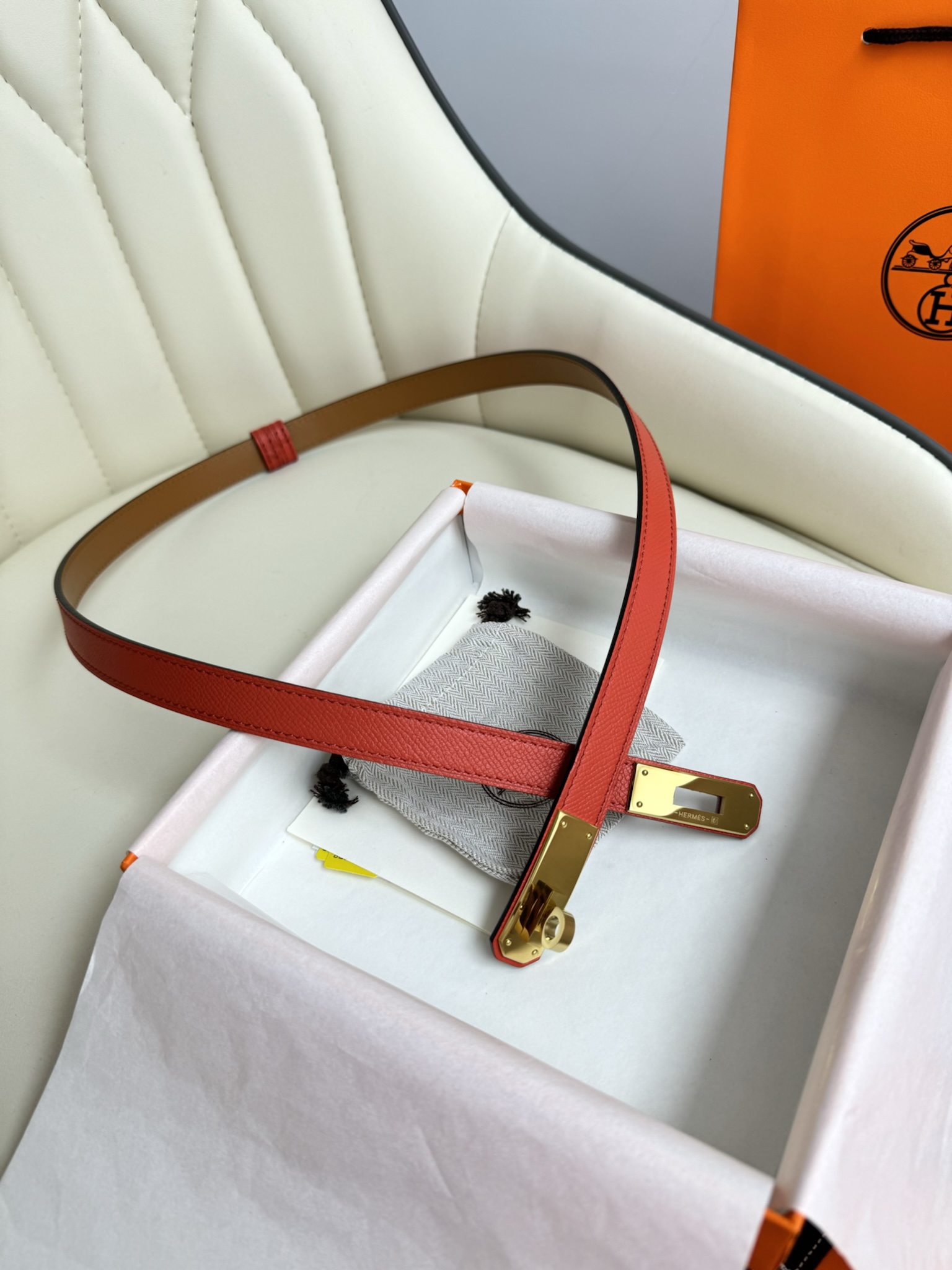 Hermès Female Basic Belt Adjustable 8mm