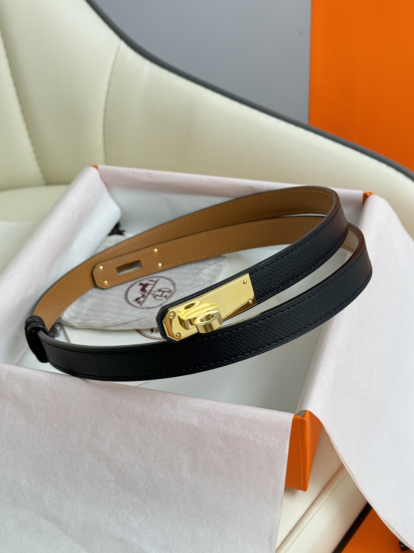Hermès Female Basic Belt Adjustable 8mm