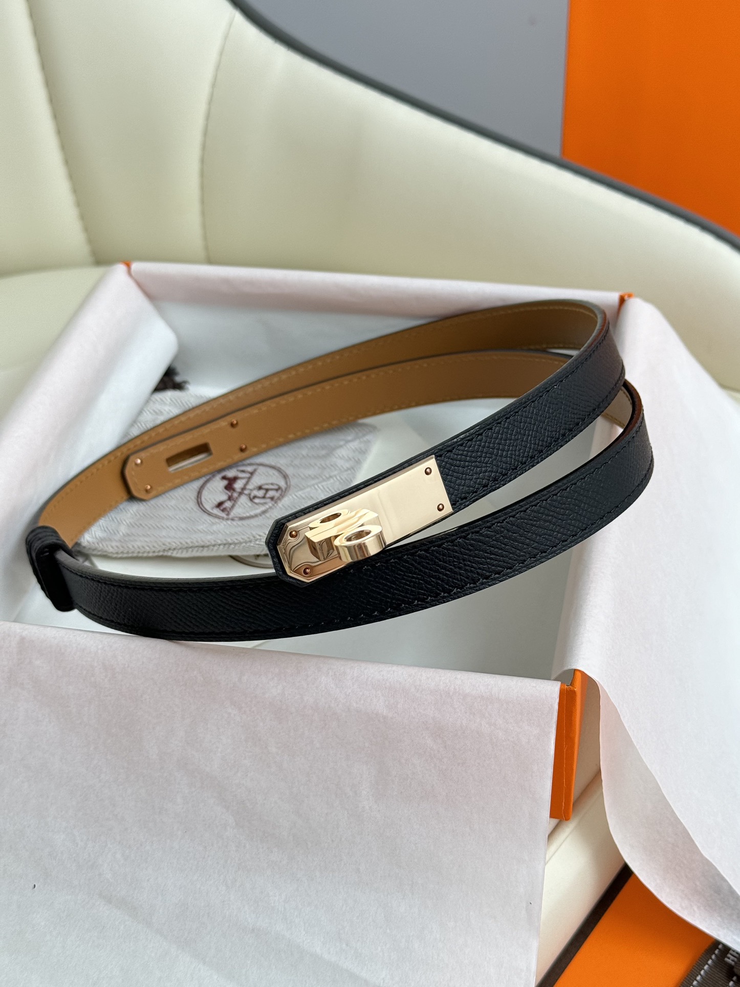 Hermès Female Basic Belt Adjustable 8mm