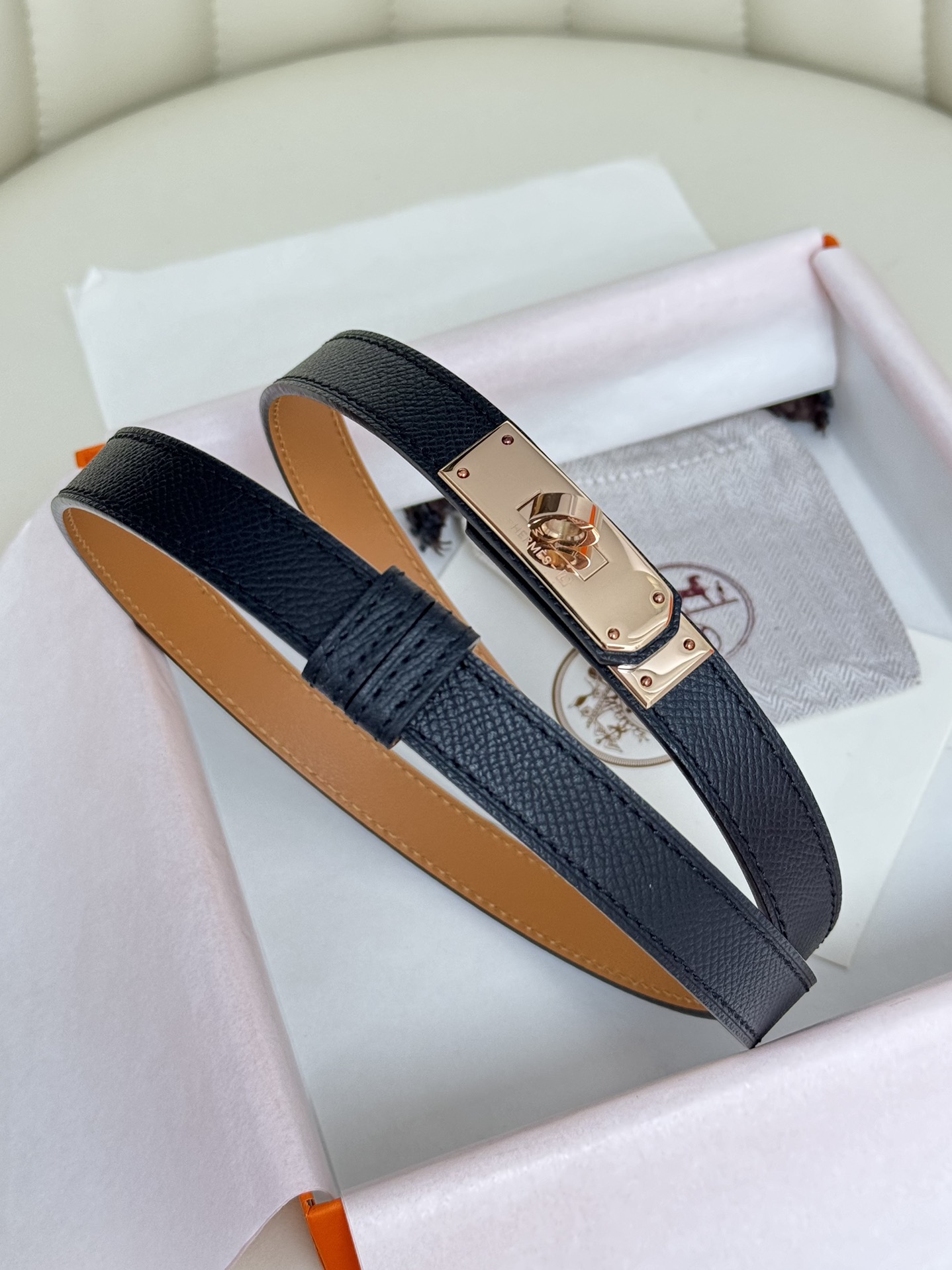 Hermès Female Basic Belt Adjustable 8mm