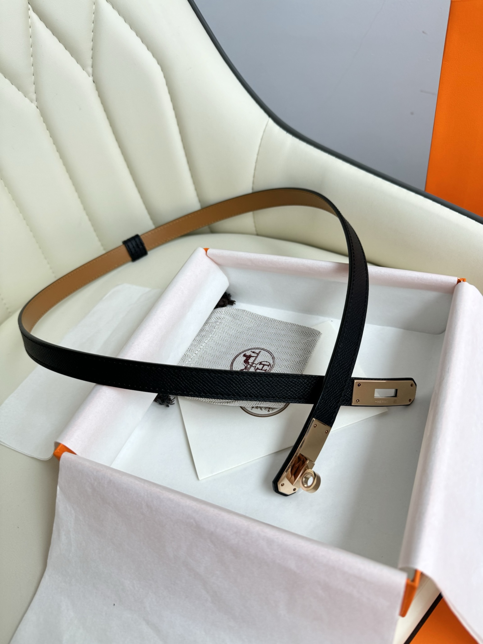 Hermès Female Basic Belt Adjustable 8mm