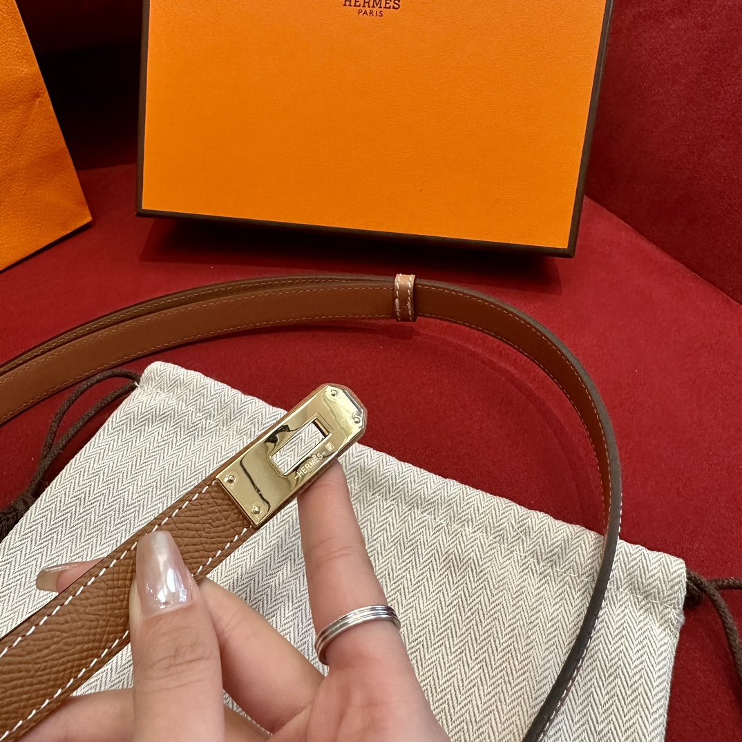 Hermès Female Basic Belt Cow Leather S-m-l