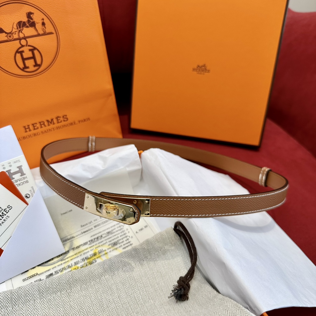 Hermès Female Basic Belt Cow Leather S-m-l