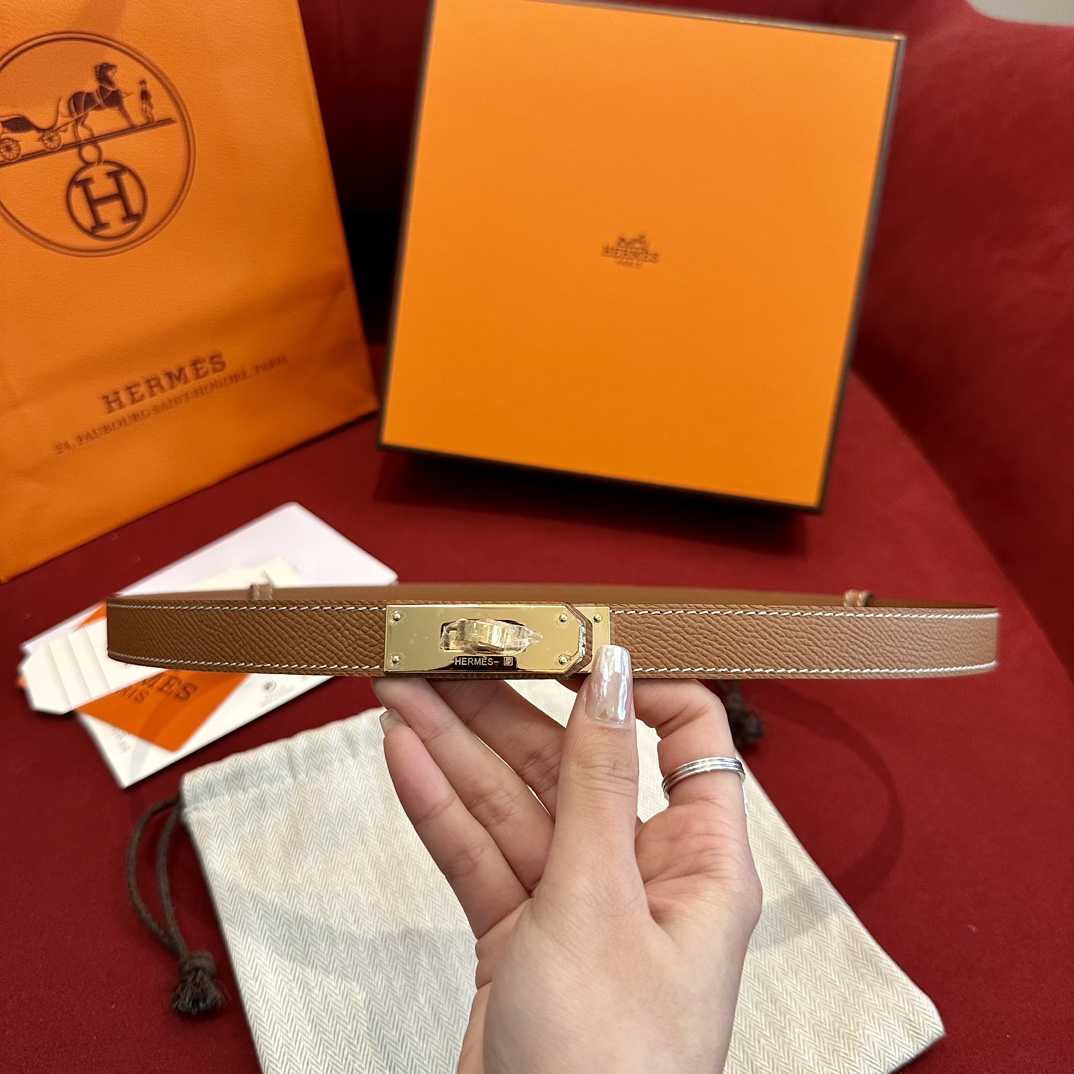 Hermès Female Basic Belt Cow Leather S-m-l