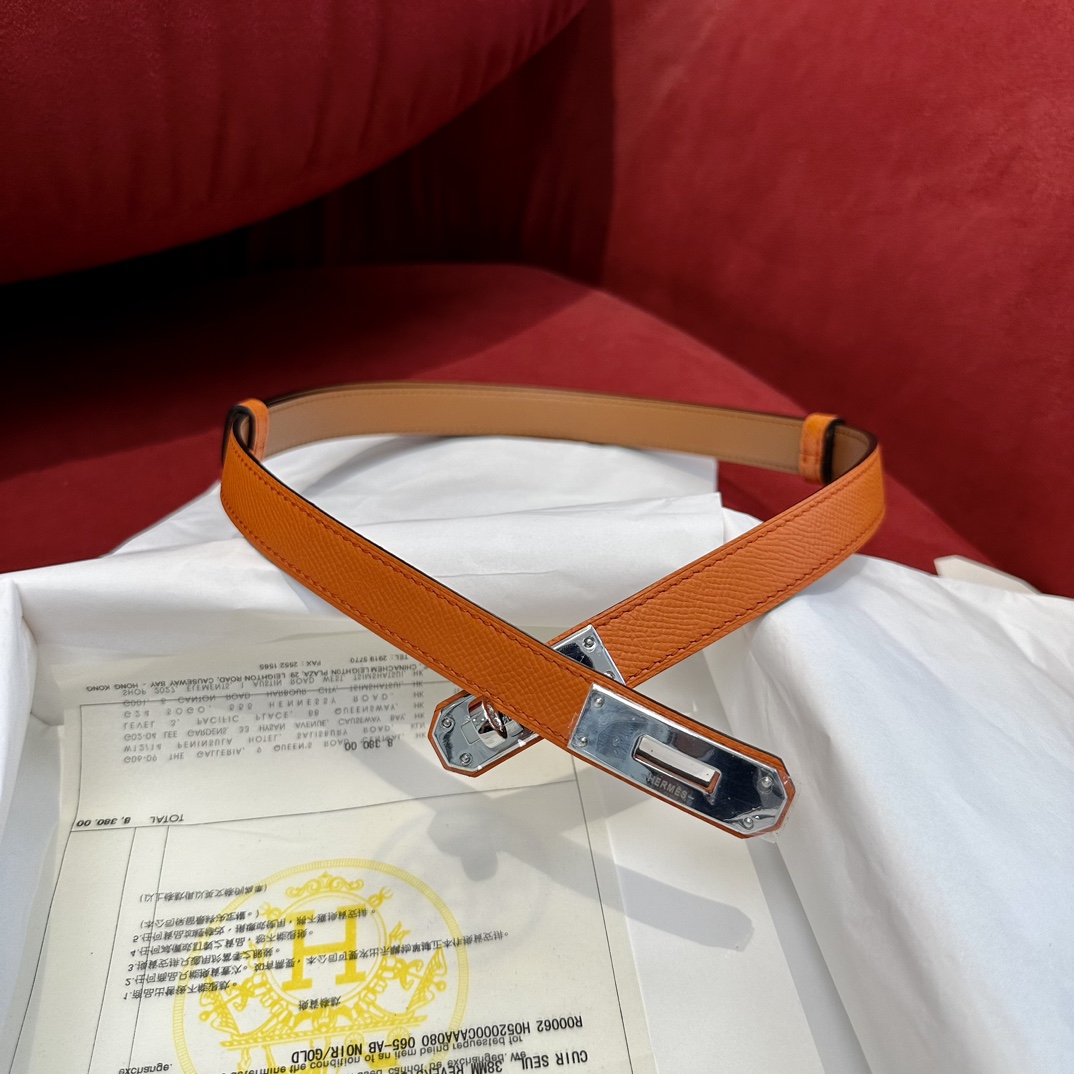 Hermès Female Basic Belt Cow Leather S-m-l