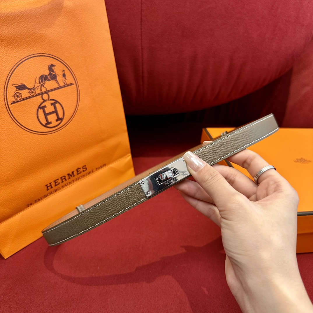 Hermès Female Basic Belt Cow Leather S-m-l