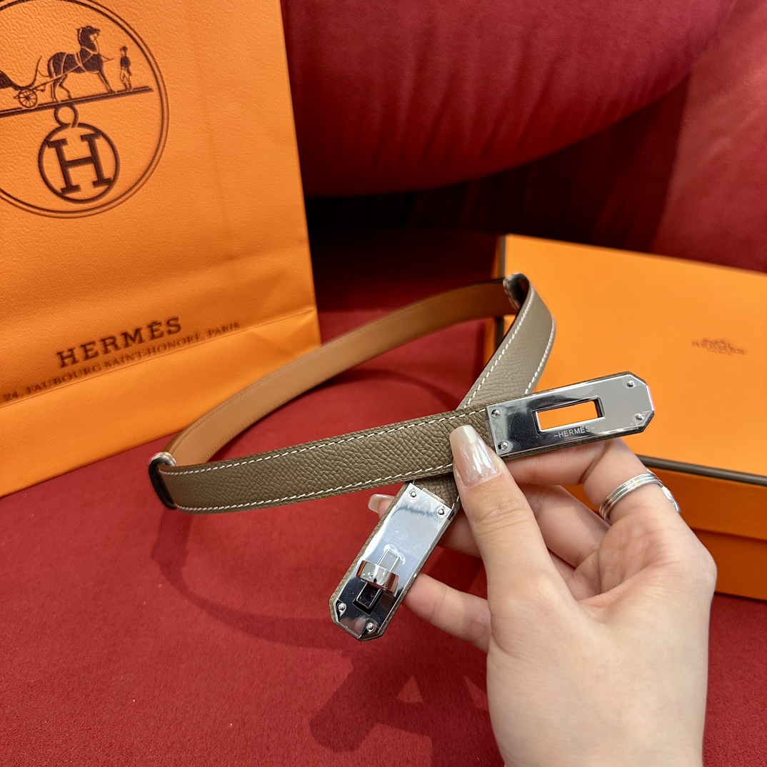 Hermès Female Basic Belt Cow Leather S-m-l