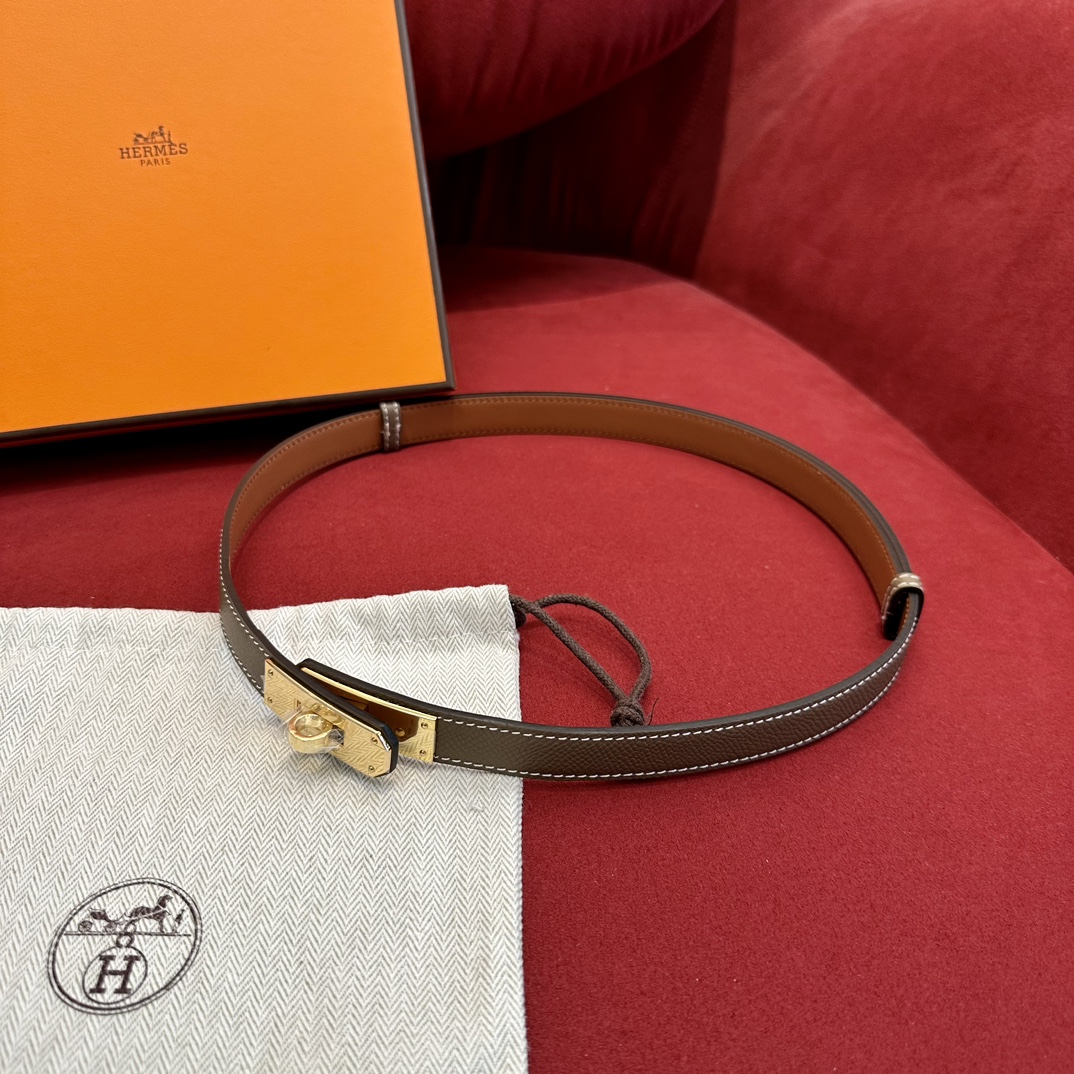 Hermès Female Basic Belt Cow Leather S-m-l