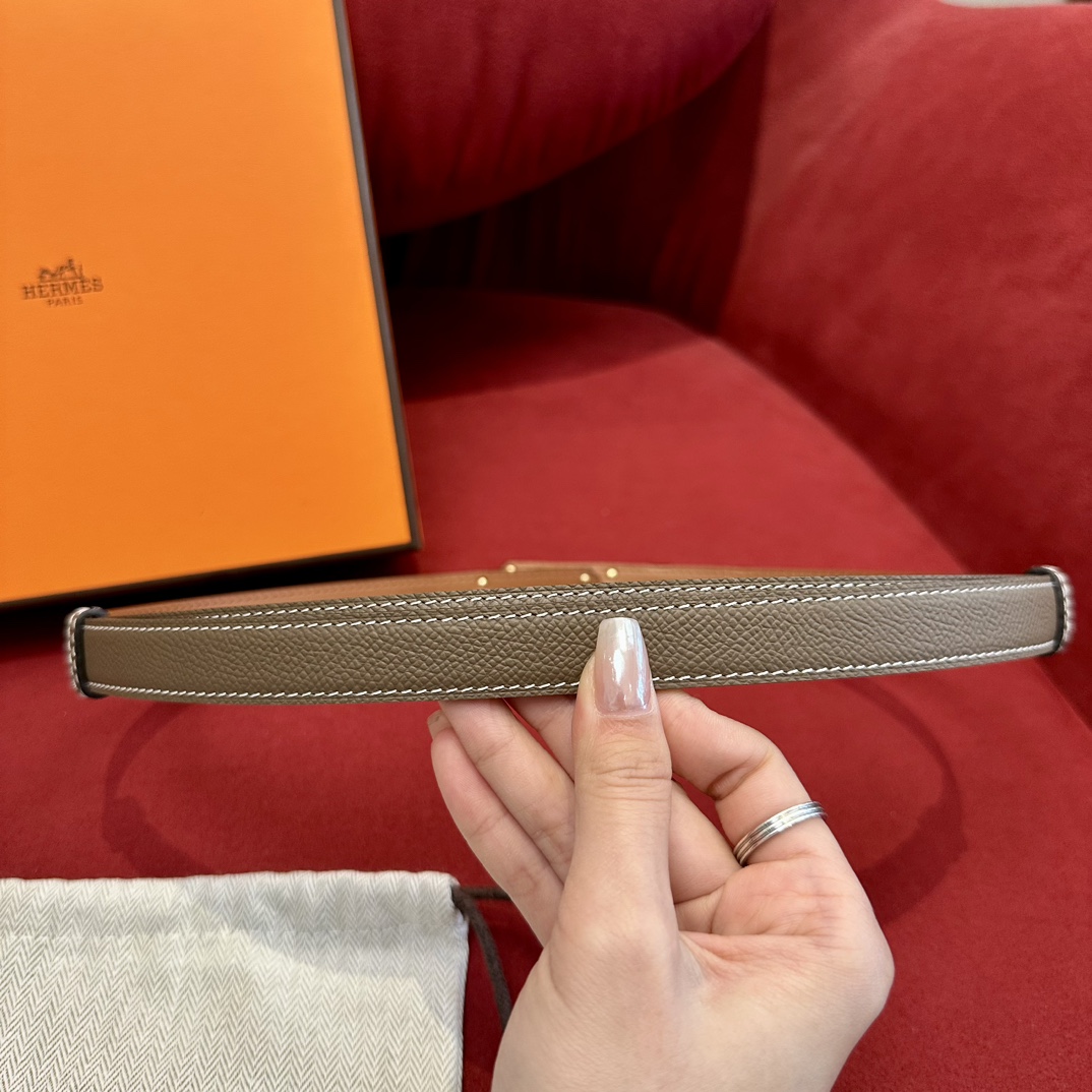 Hermès Female Basic Belt Cow Leather S-m-l