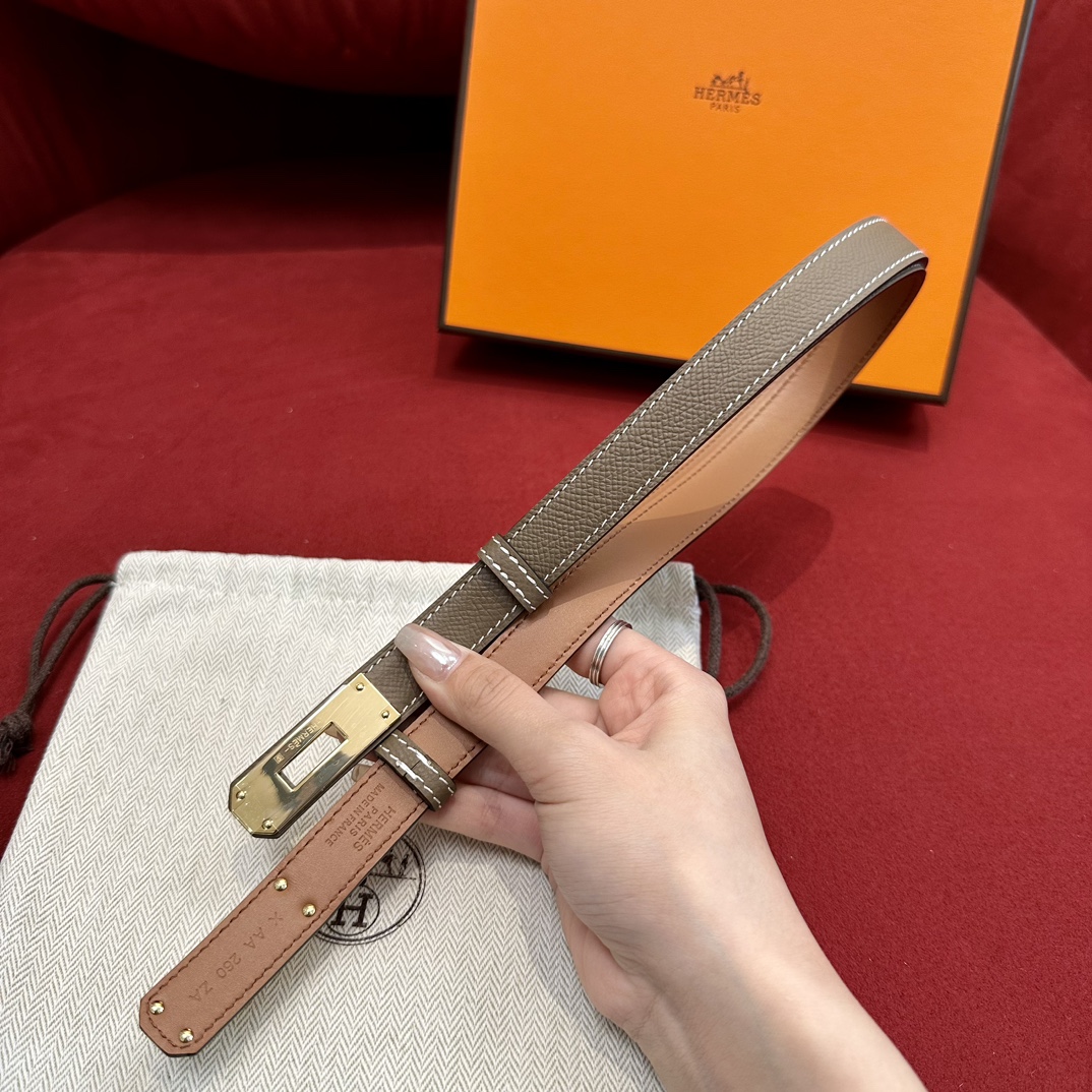 Hermès Female Basic Belt Cow Leather S-m-l