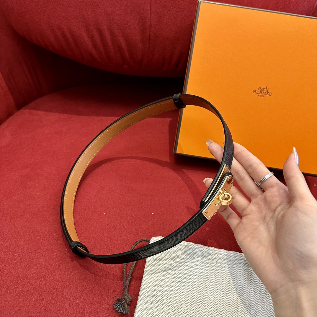 Hermès Female Basic Belt Cow Leather S-m-l