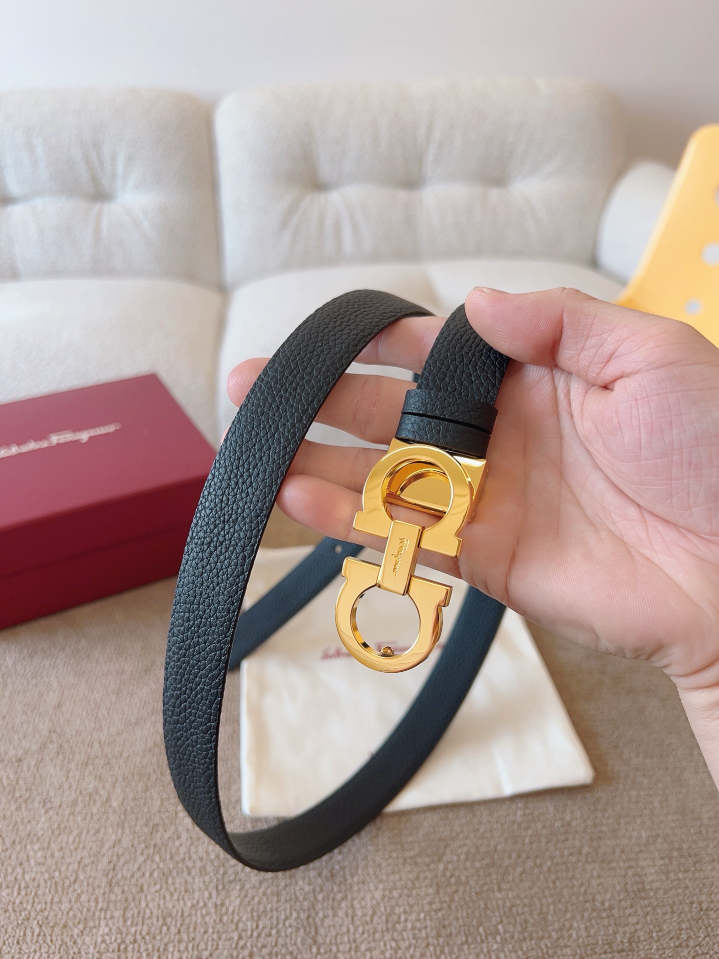 Salvatore Ferragamo Female Basic Belt Cow Leather M