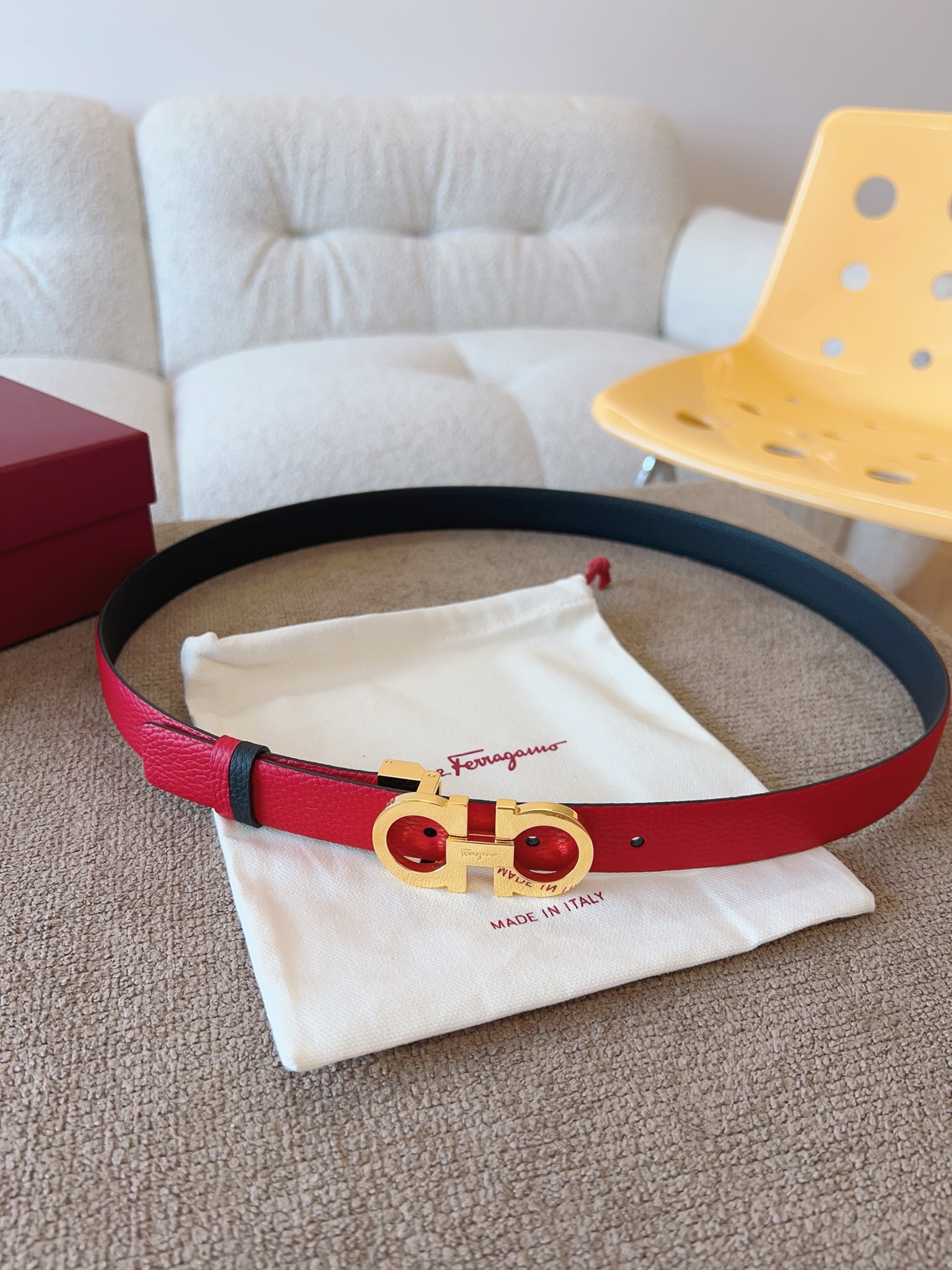 Salvatore Ferragamo Female Basic Belt Cow Leather M