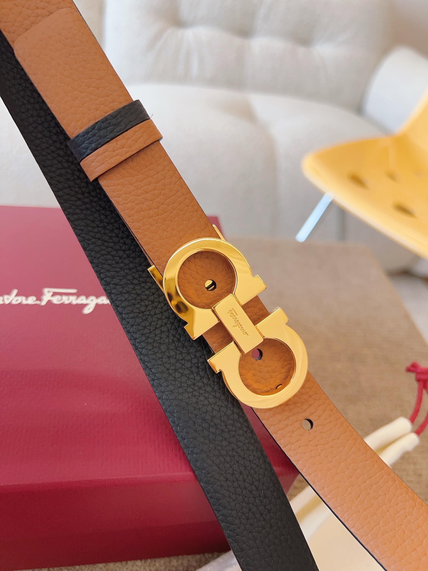 Salvatore Ferragamo Female Basic Belt Cow Leather M