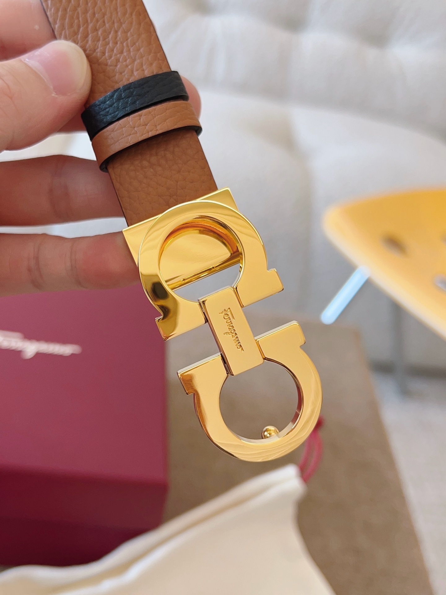 Salvatore Ferragamo Female Basic Belt Cow Leather M