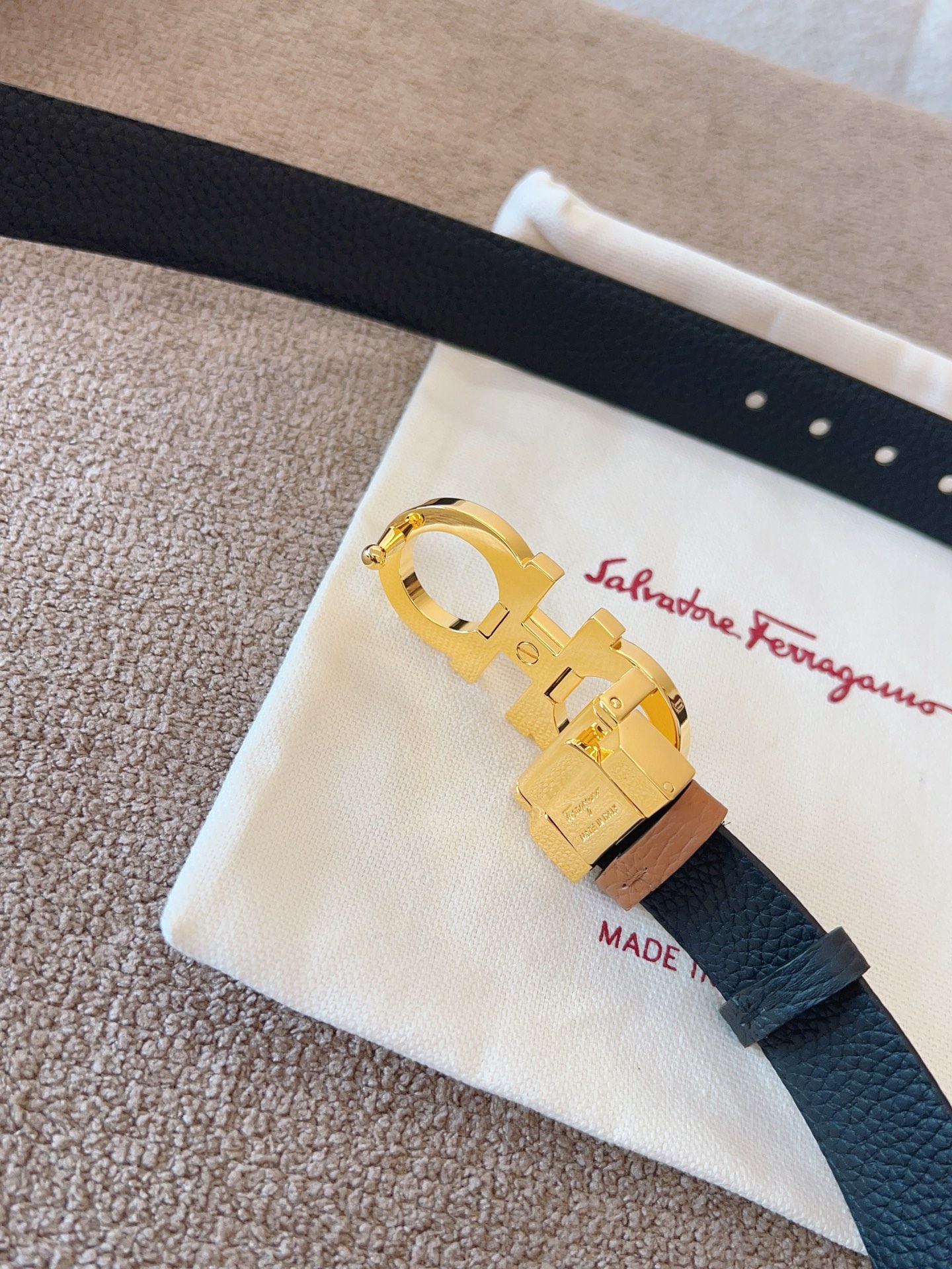 Salvatore Ferragamo Female Basic Belt Cow Leather M