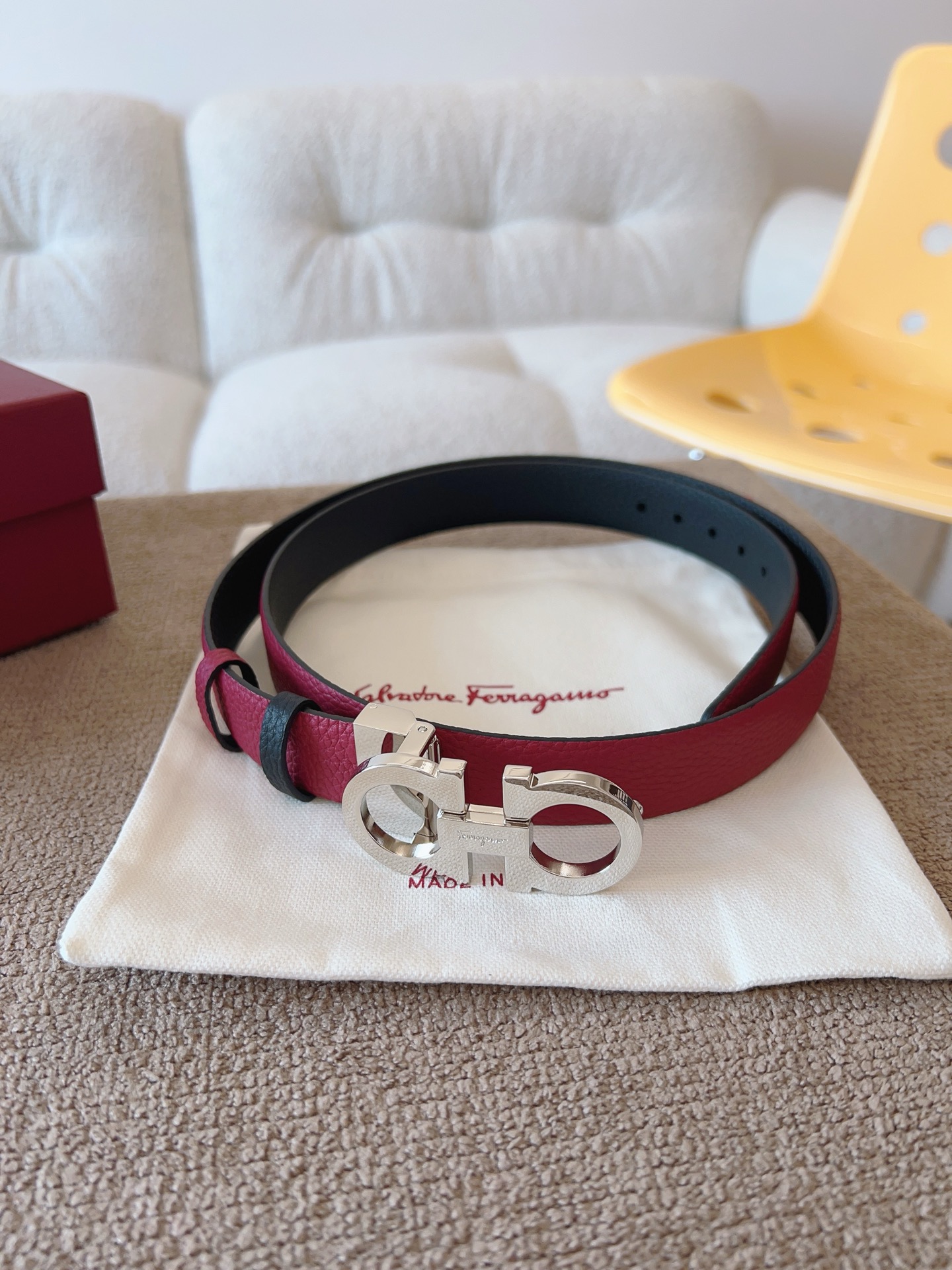 Salvatore Ferragamo Female Basic Belt Cow Leather M
