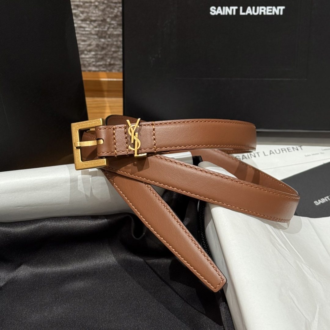 Female Basic Belt Cow Leather 20mm-l