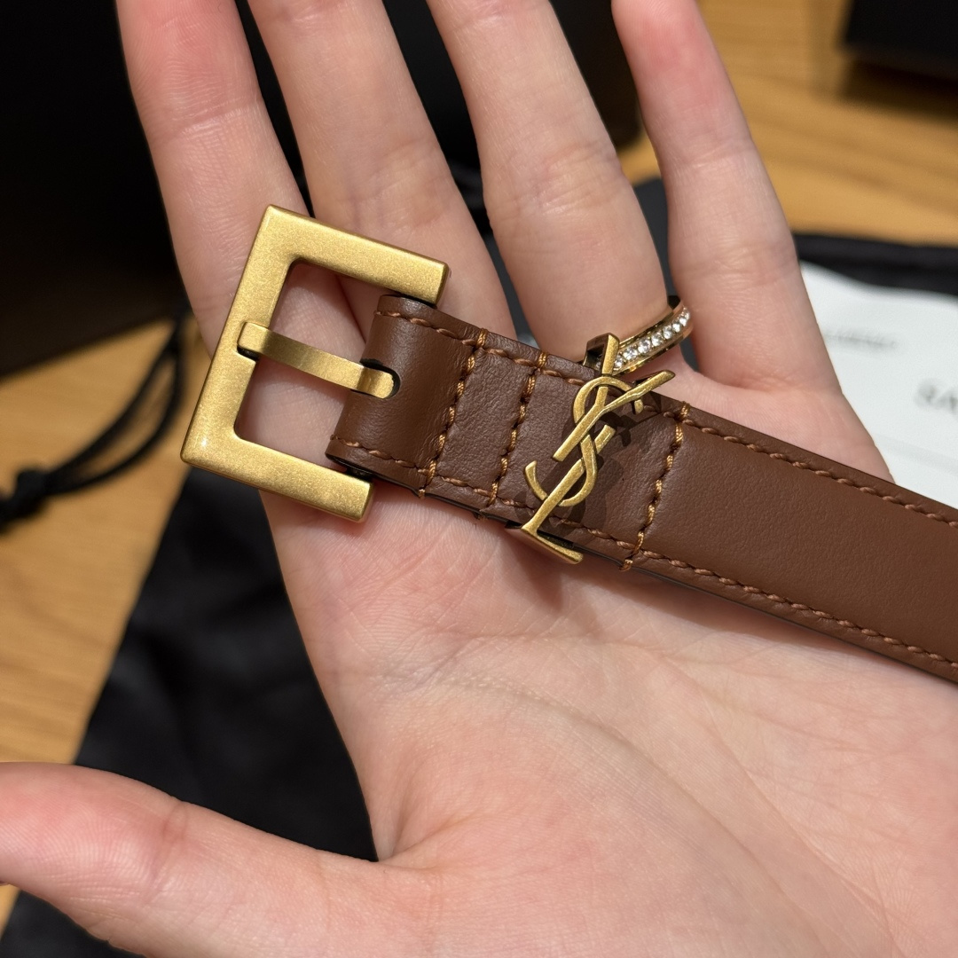 Female Basic Belt Cow Leather 20mm-l