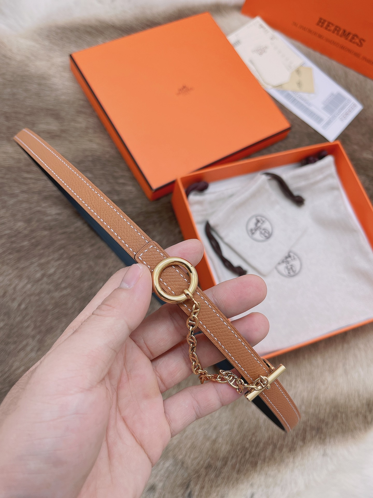 Hermès Female Basic Belt S-m
