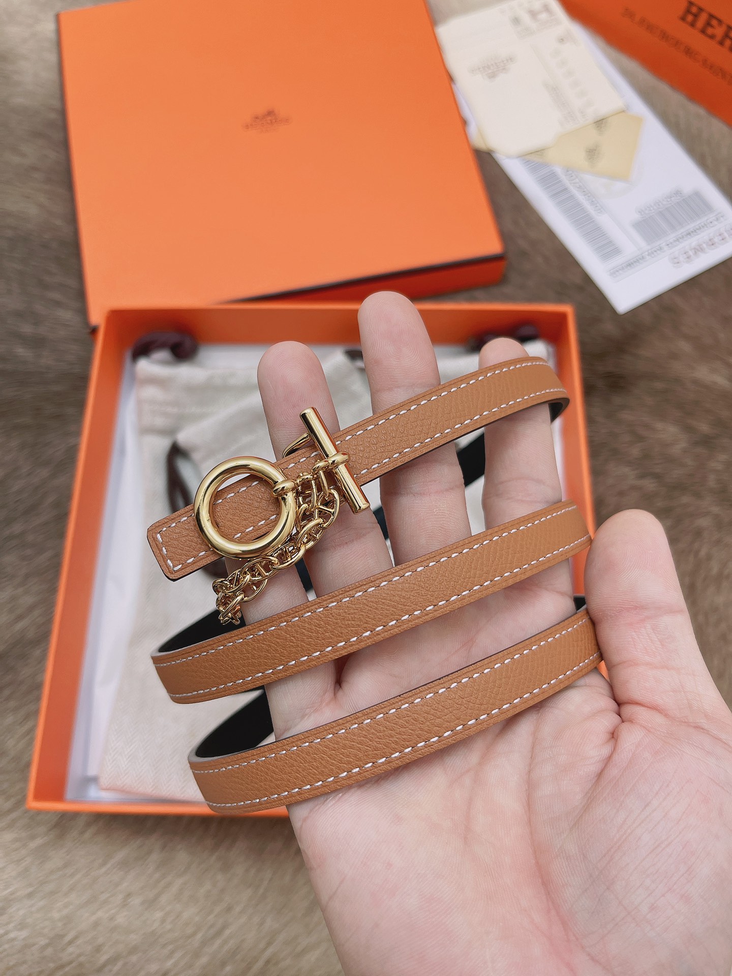 Hermès Female Basic Belt S-m