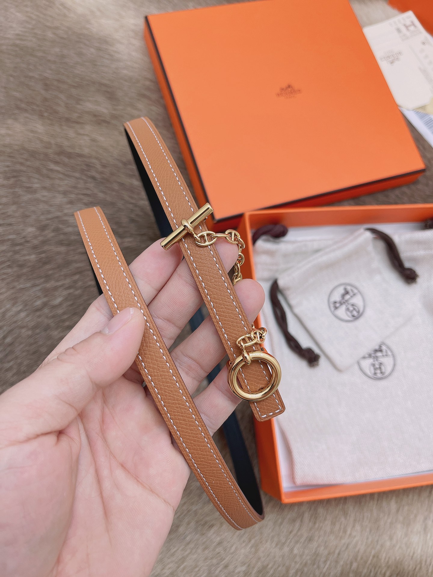 Hermès Female Basic Belt S-m