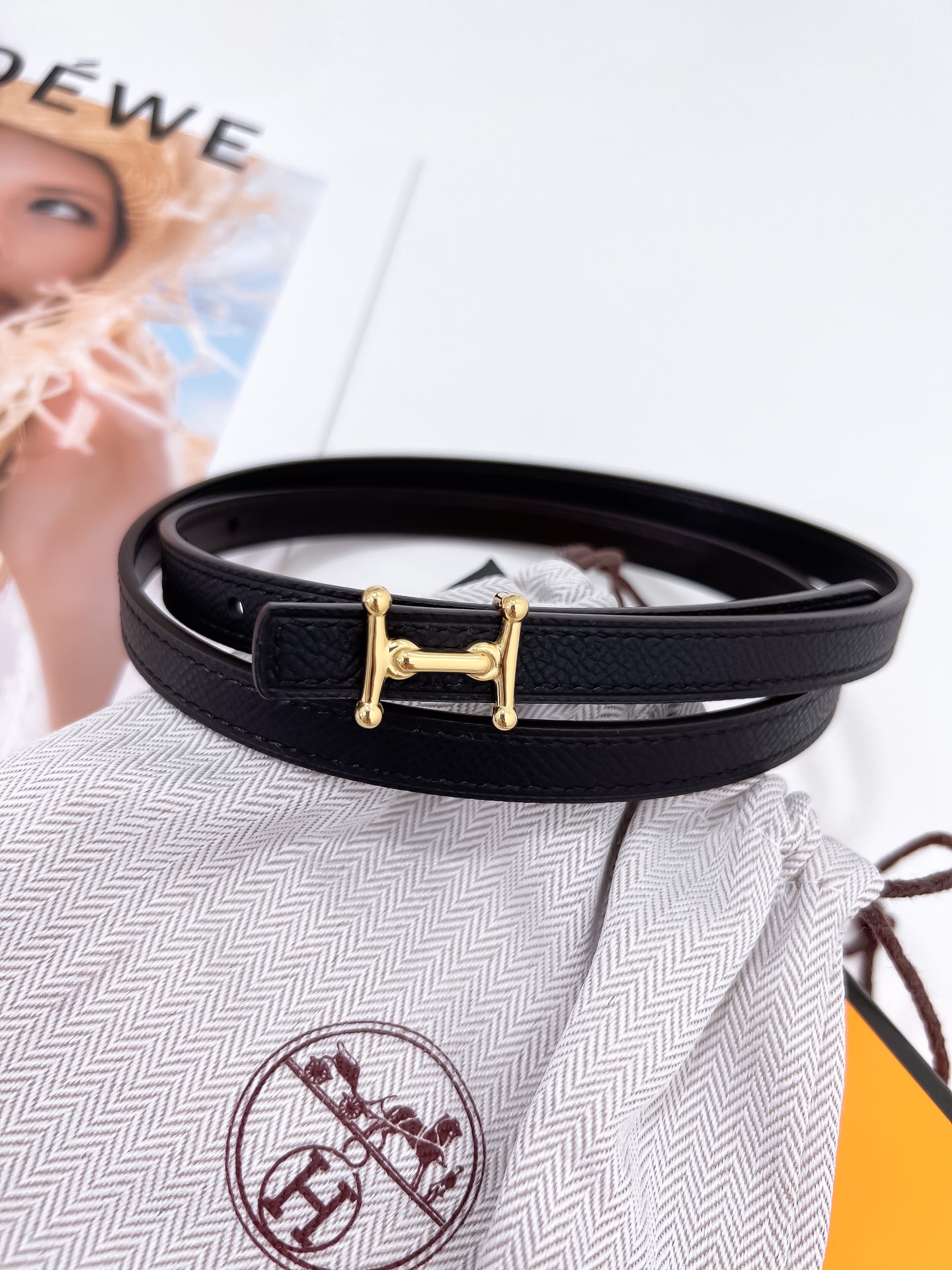 Hermès Female Basic Belt Cow Leather M