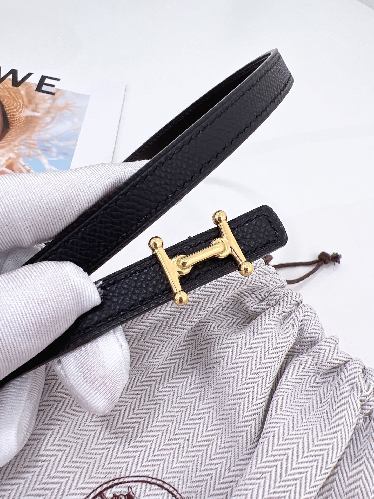 Hermès Female Basic Belt Cow Leather M