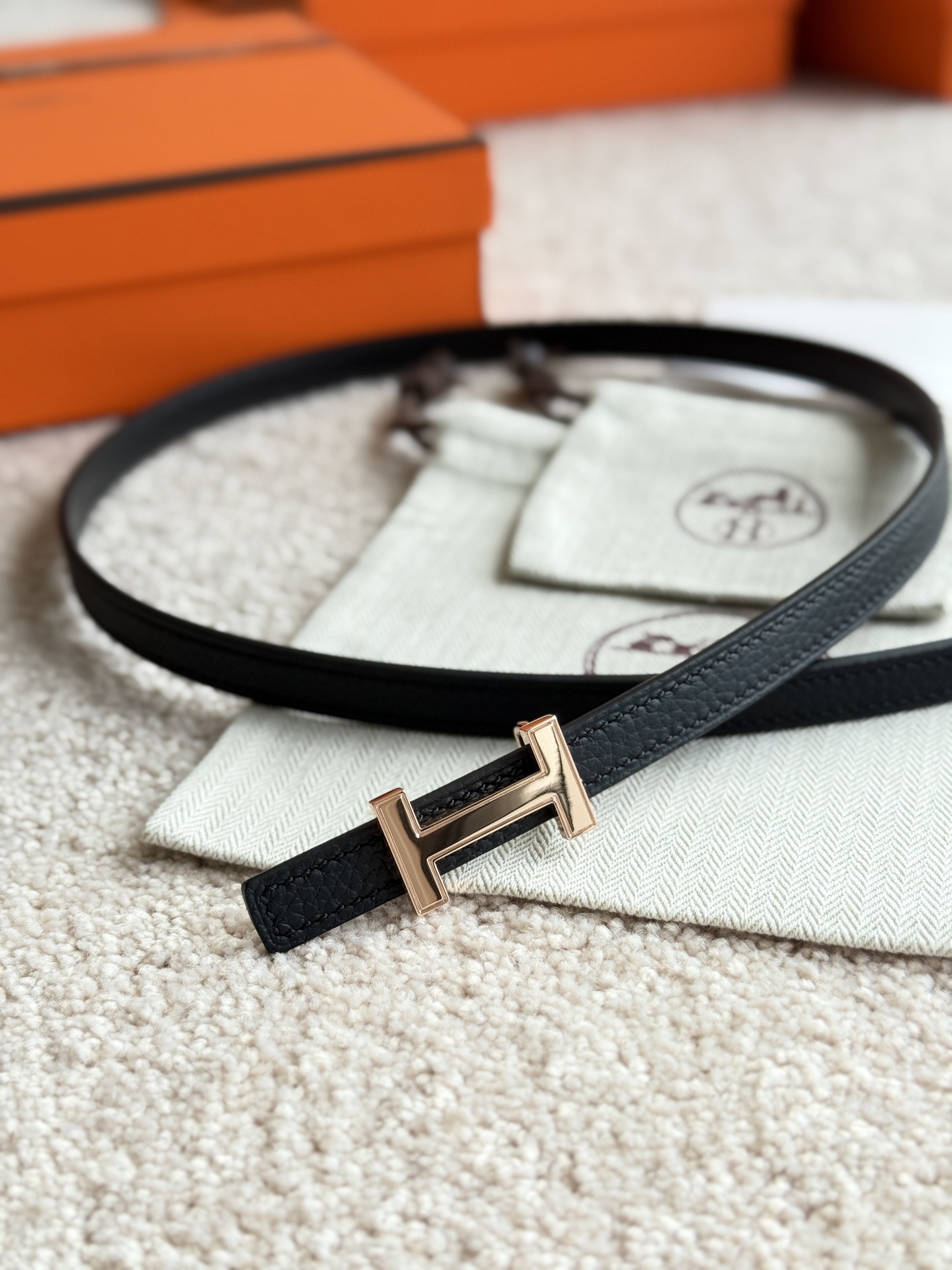Hermès Female Basic Belt 13mm-s-m