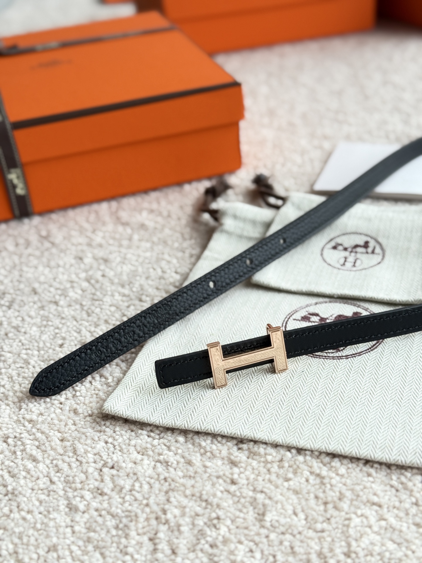 Hermès Female Basic Belt 13mm-s-m