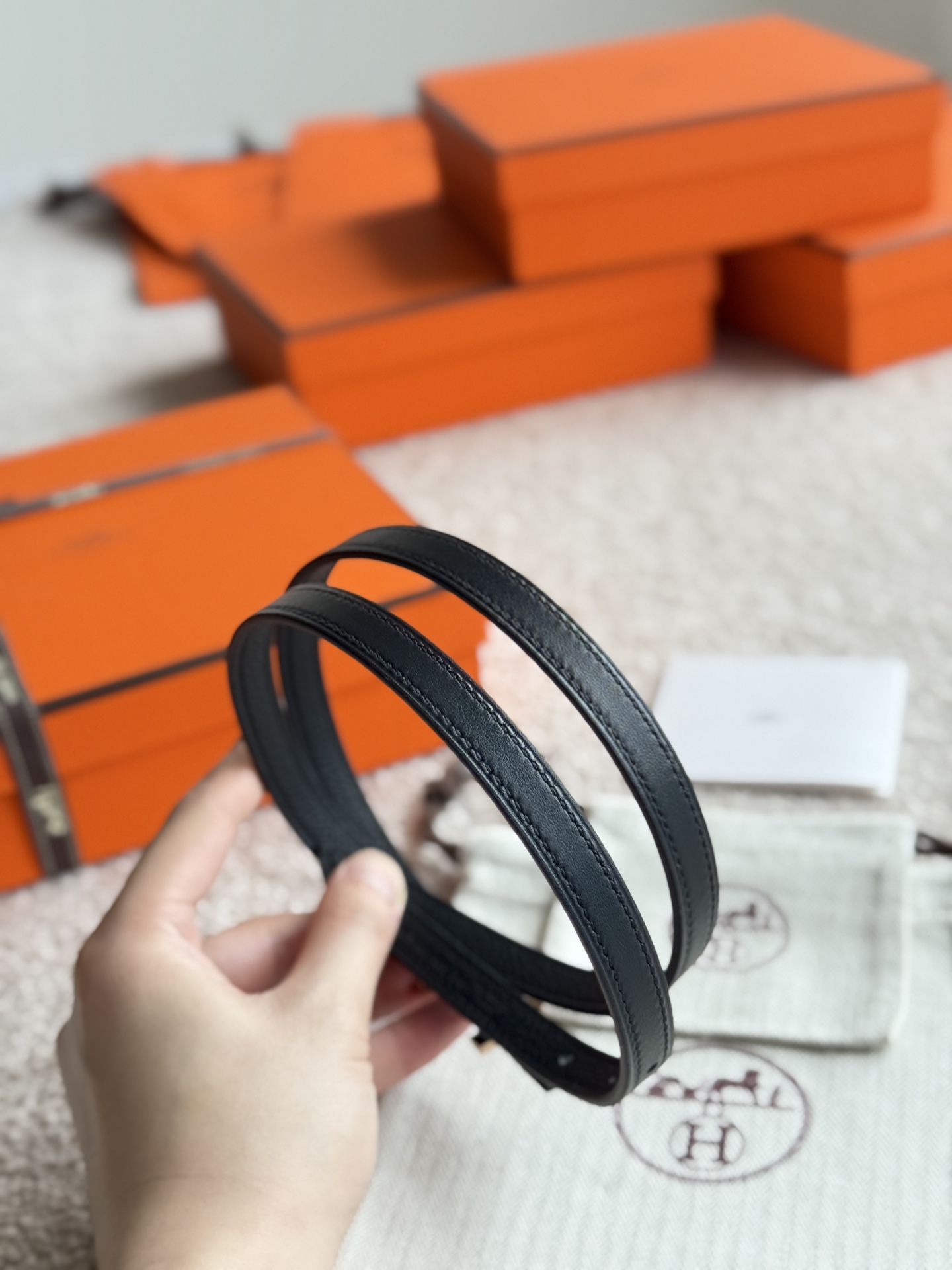 Hermès Female Basic Belt 13mm-s-m