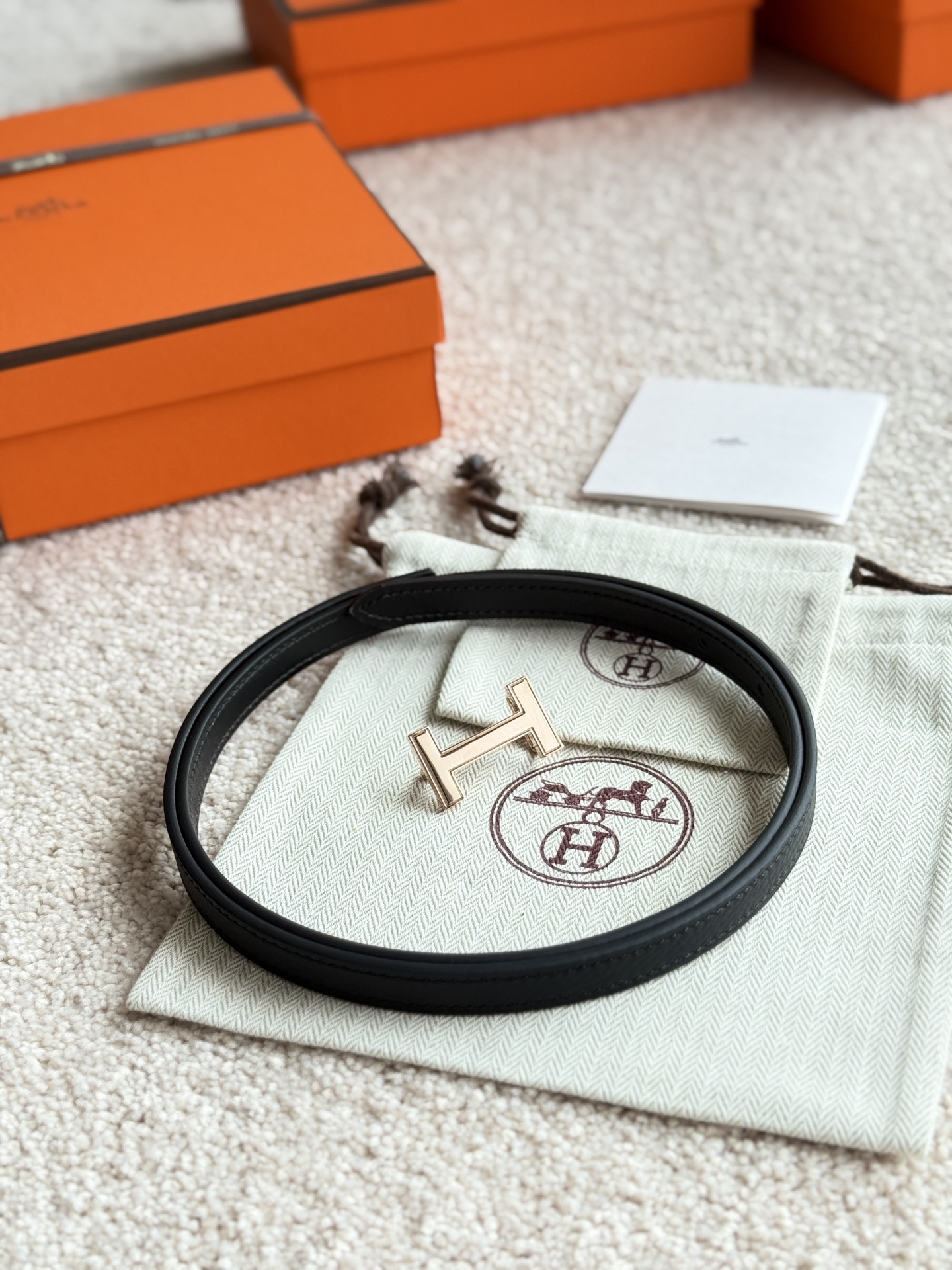 Hermès Female Basic Belt 13mm-s-m