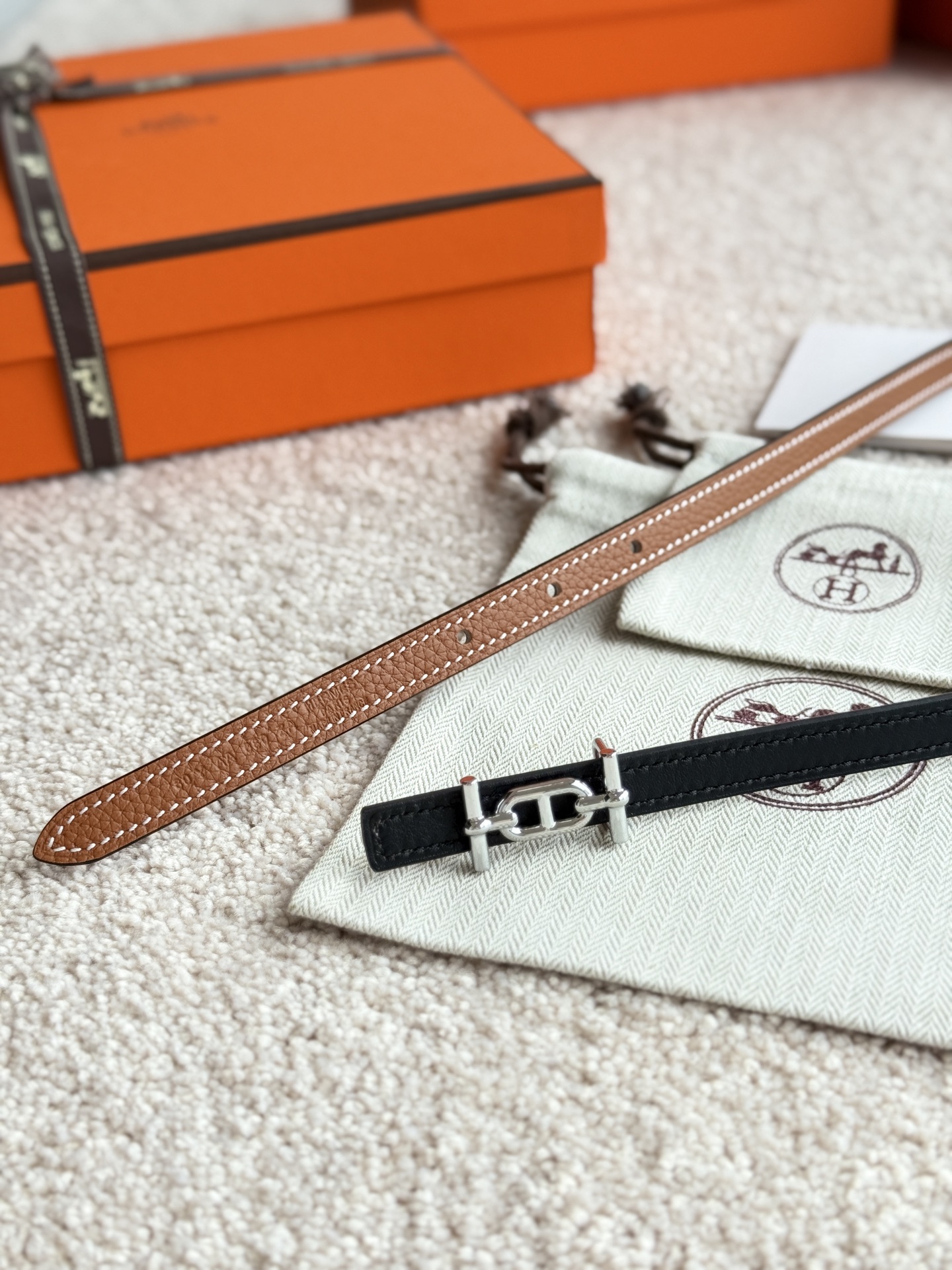 Hermès Female Basic Belt 13mm-s-m