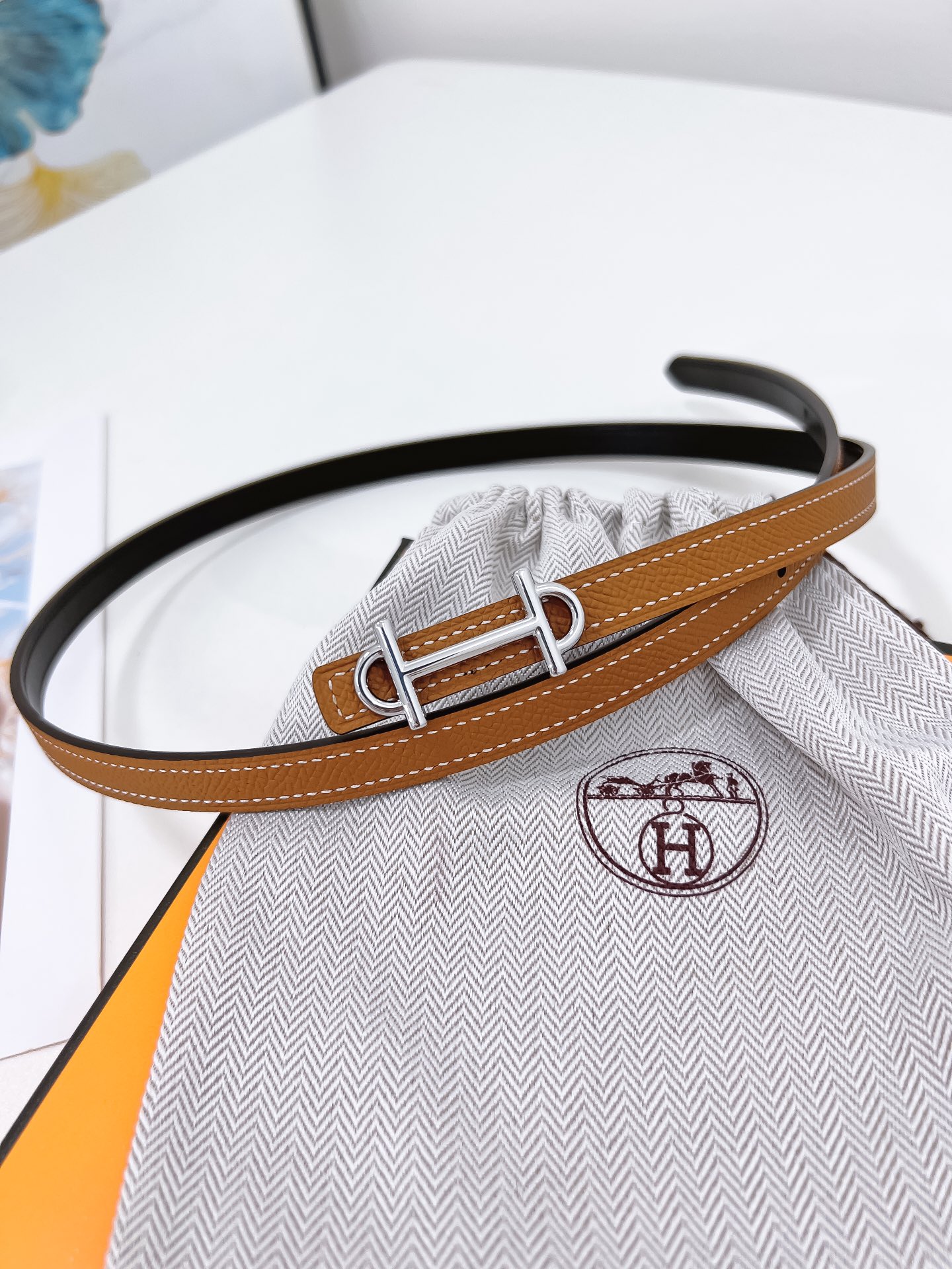 Hermès Female Basic Belt Cow Leather M