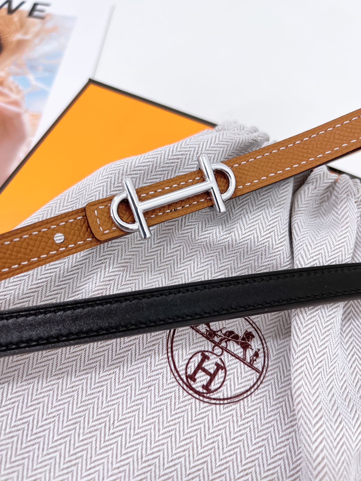 Hermès Female Basic Belt Cow Leather M