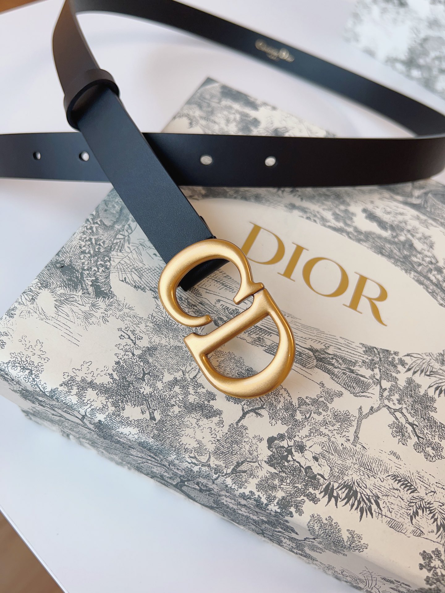 Dior Female Basic Belt Cow Leather M