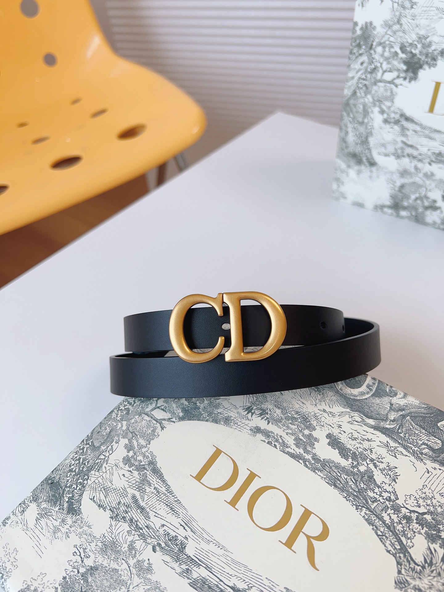 Dior Female Basic Belt Cow Leather M