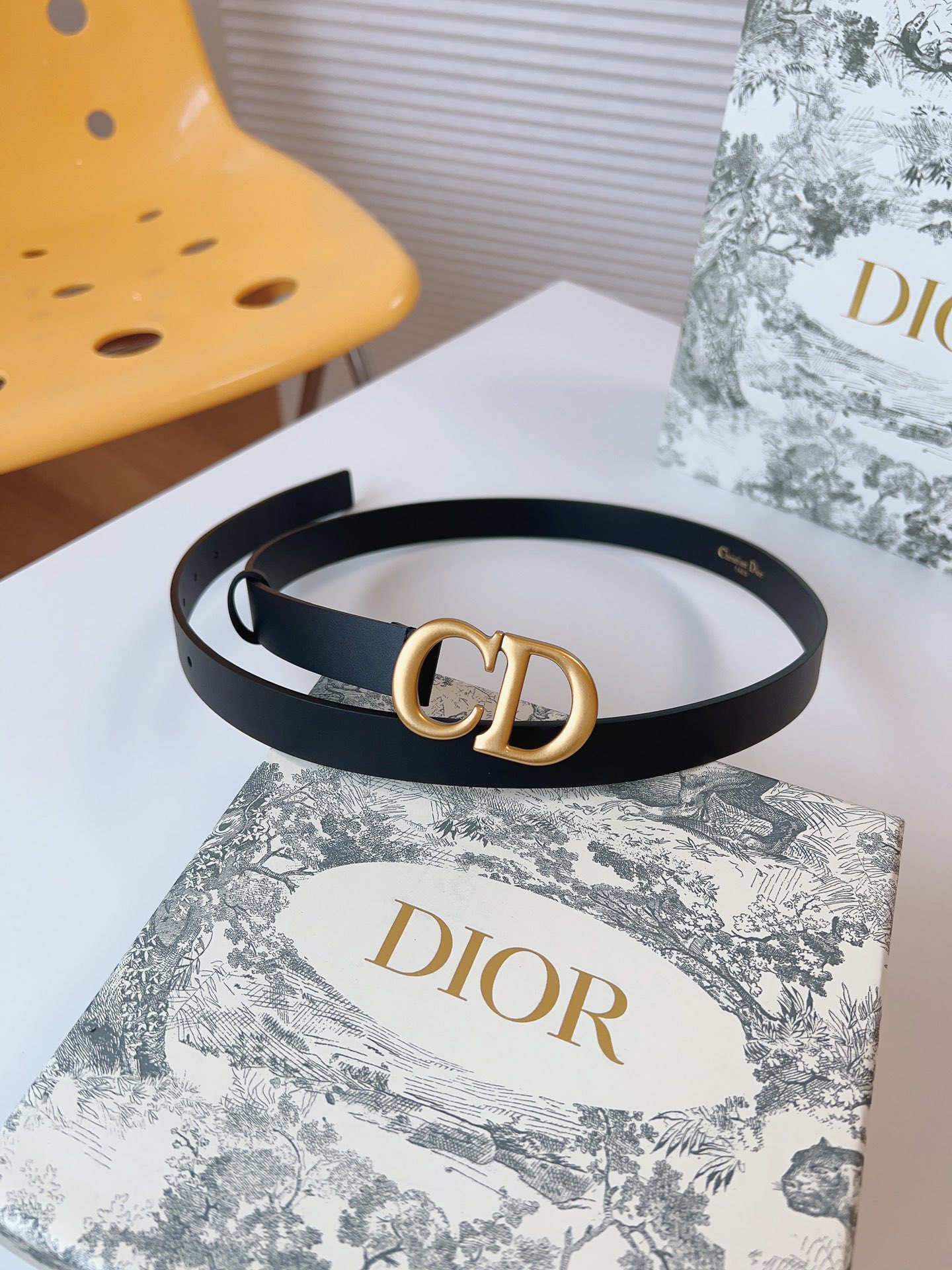 Dior Female Basic Belt Cow Leather M