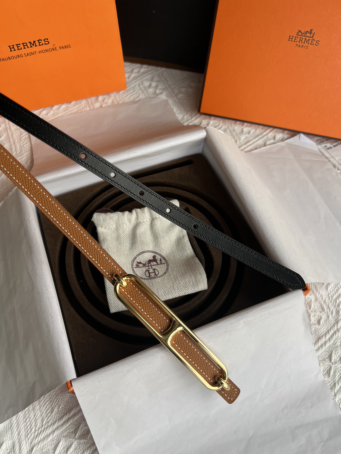 Hermès Female Basic Belt Cow Leather M