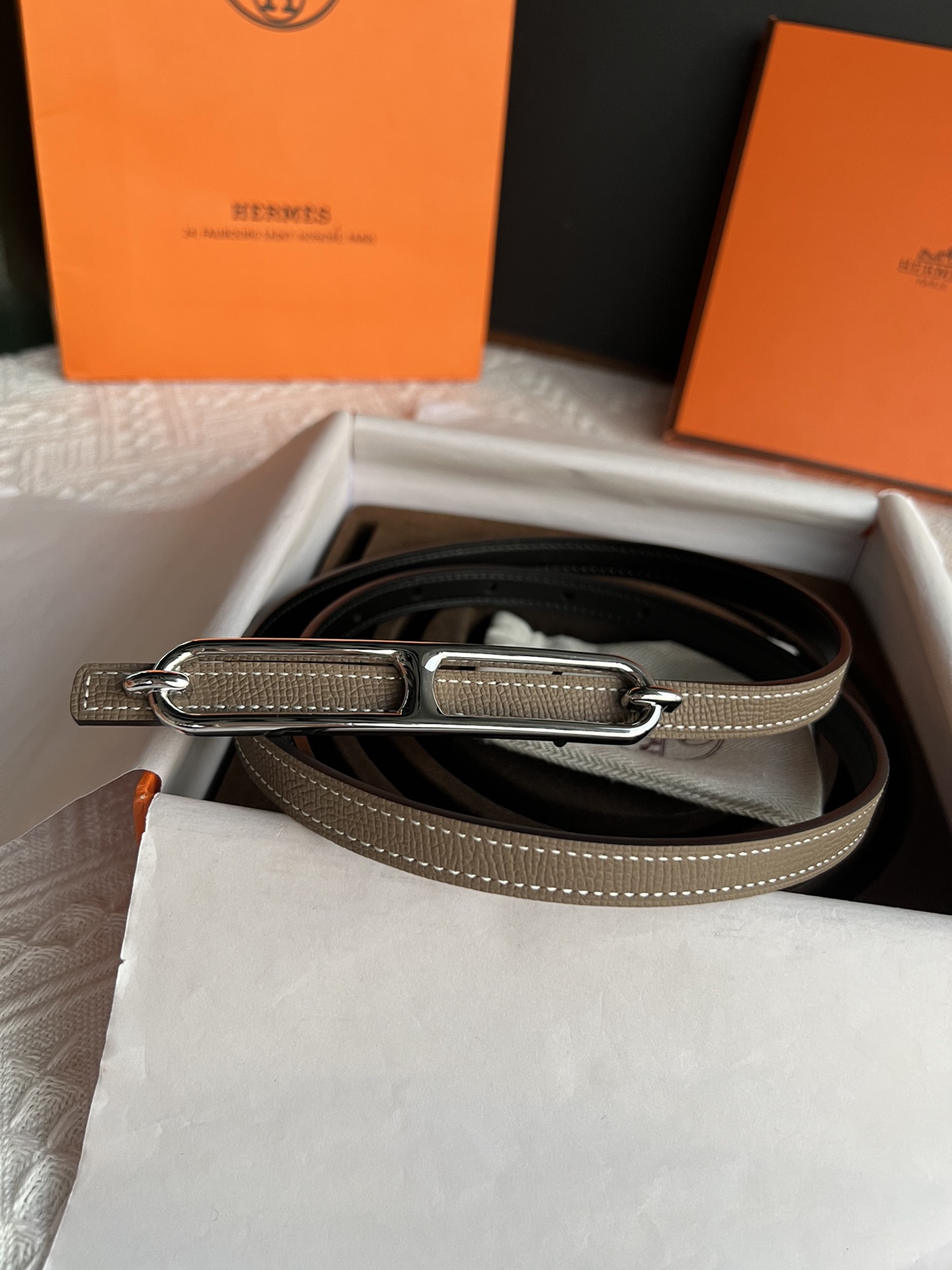 Hermès Female Basic Belt Cow Leather M