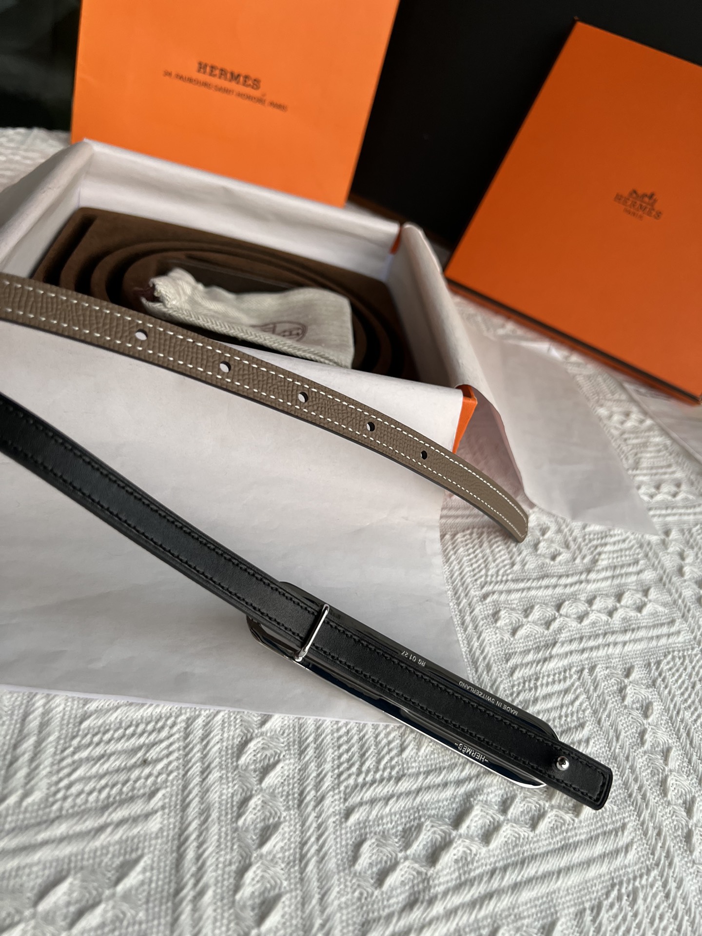 Hermès Female Basic Belt Cow Leather M