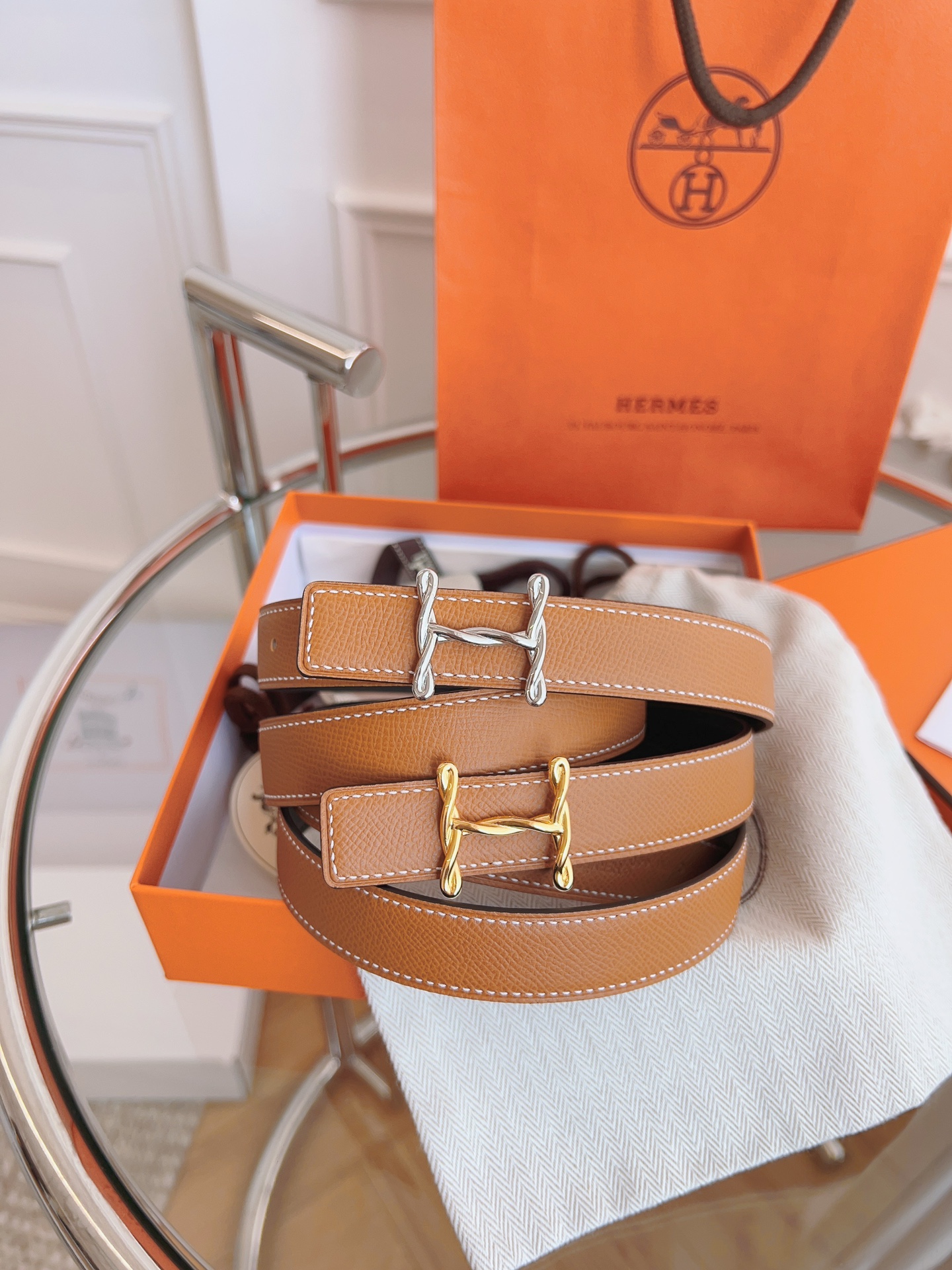 Hermès Female Basic Belt Black S-m